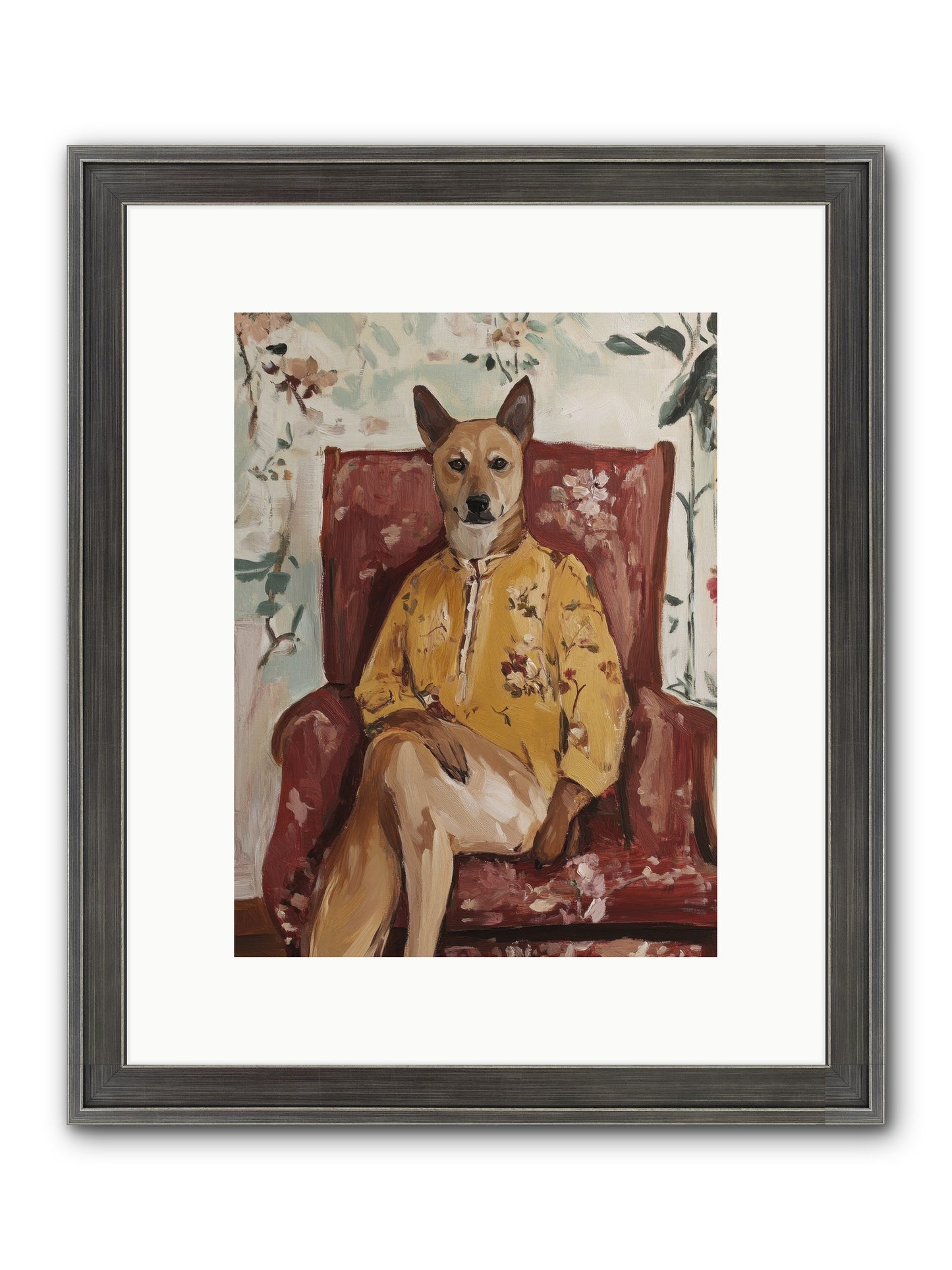 Miss Honey Bee Framed Print - Slimwoods Black/Silver 9x12