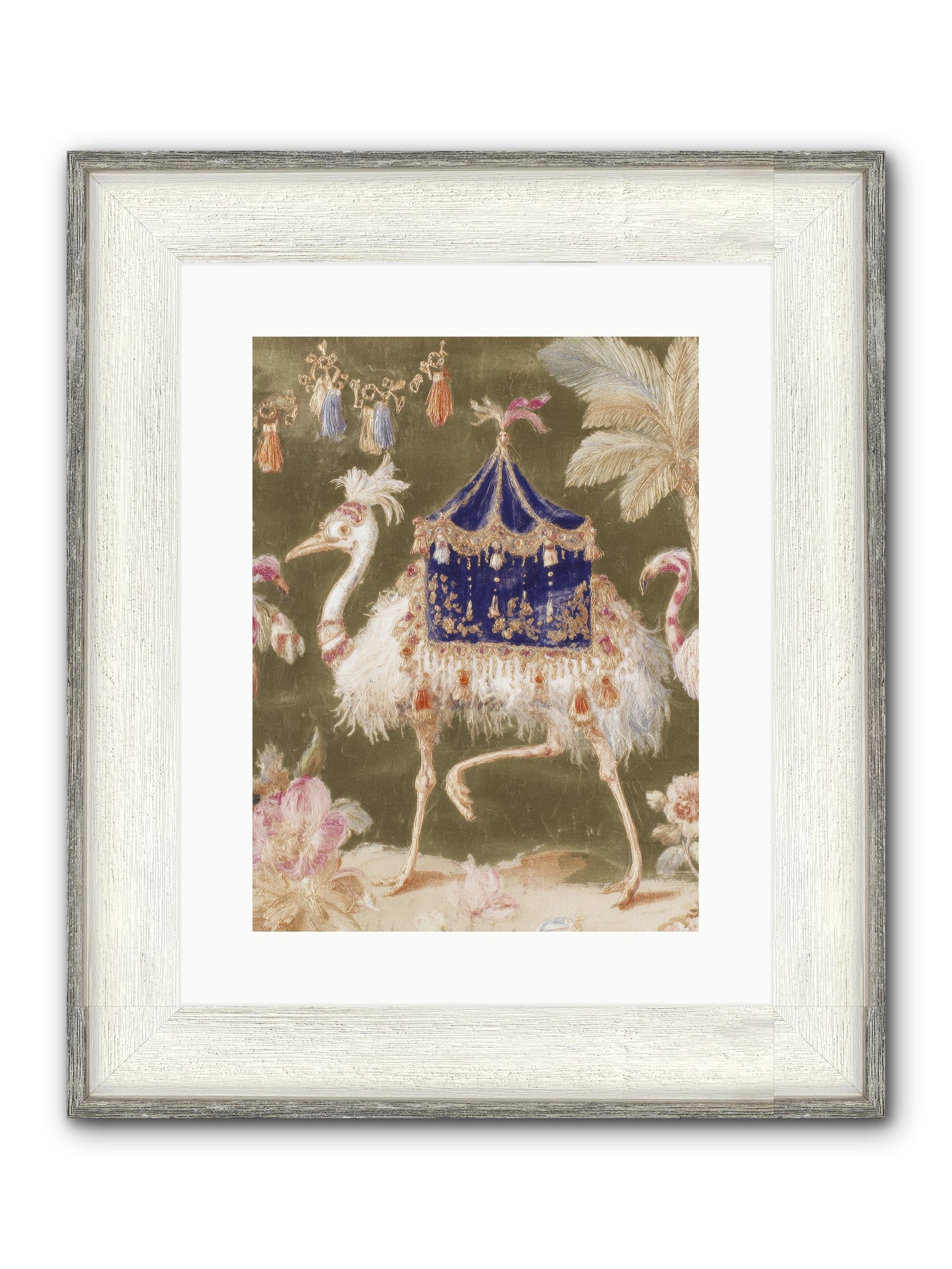 Miss Honeythorne’s Parade Framed Print - Driftwood White 12x16