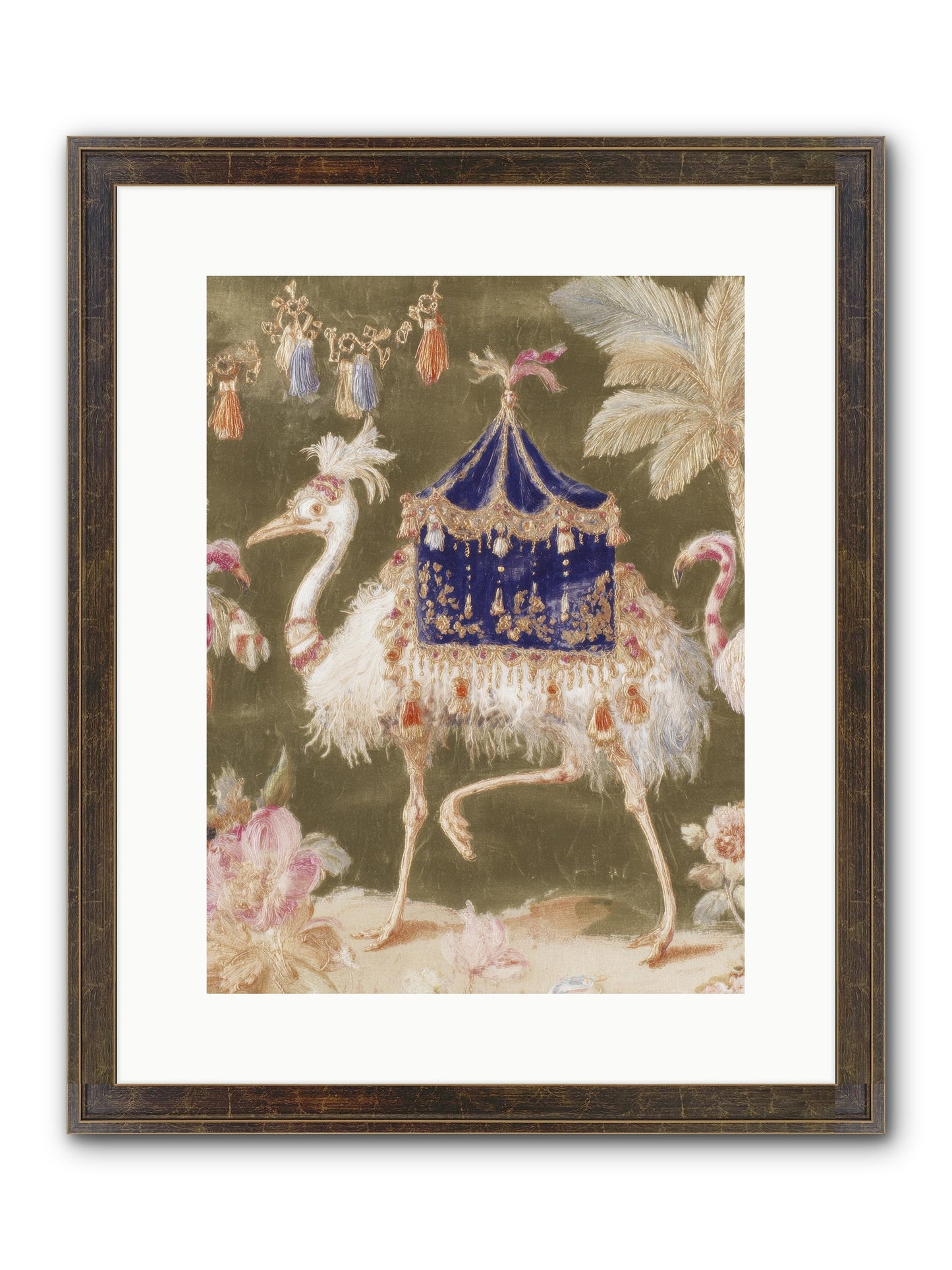Miss Honeythorne’s Parade Framed Print - Slimwoods Black/Gold 12x16