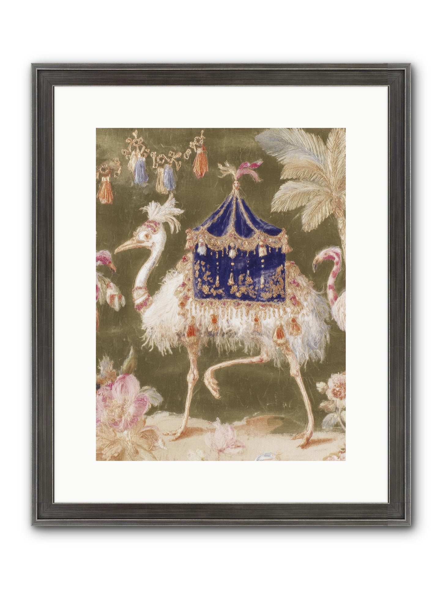 Miss Honeythorne’s Parade Framed Print - Slimwoods Black/Silver 12x16