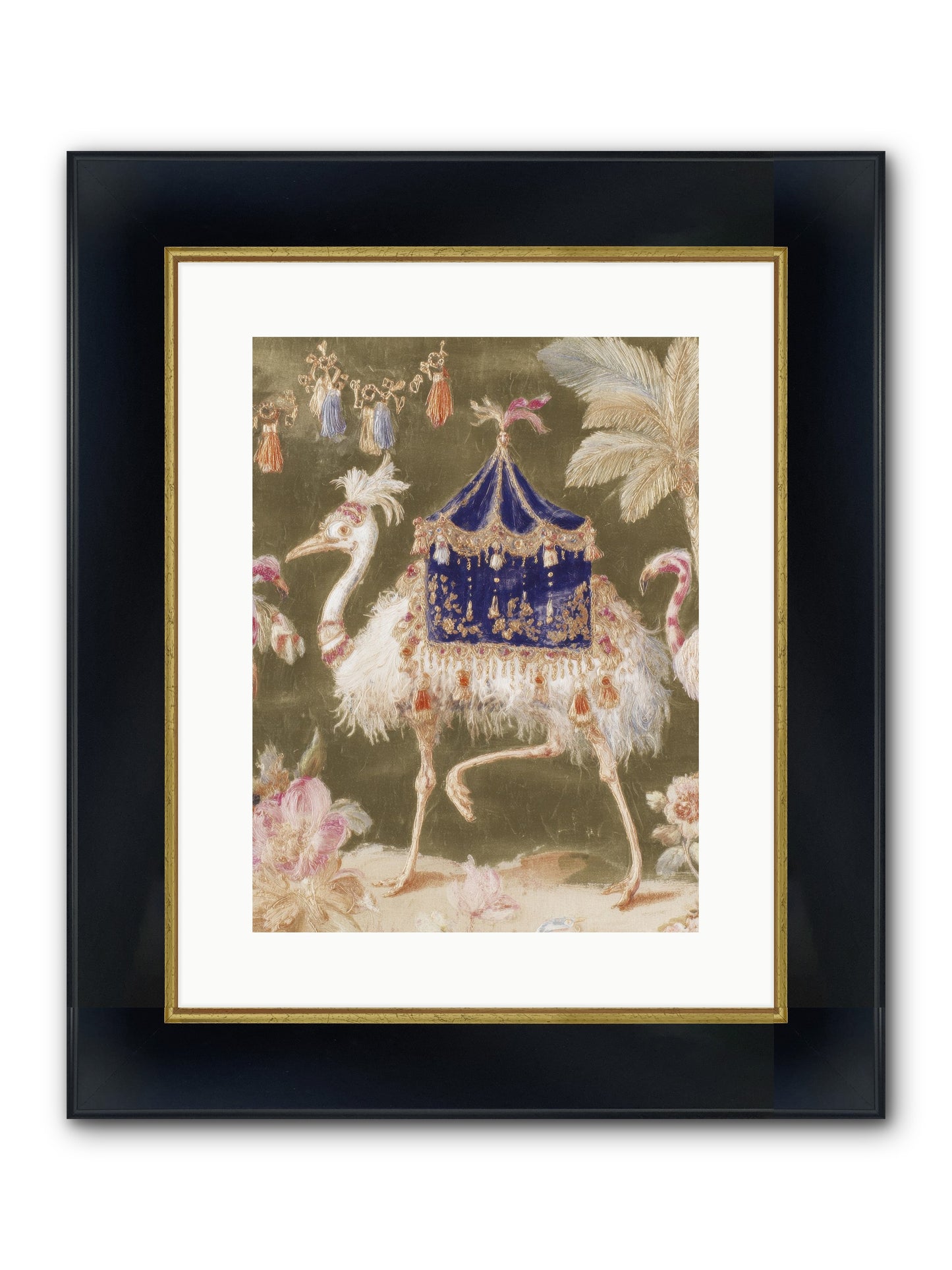 Miss Honeythorne’s Parade Framed Print - Wide Black w/Gold 12x16