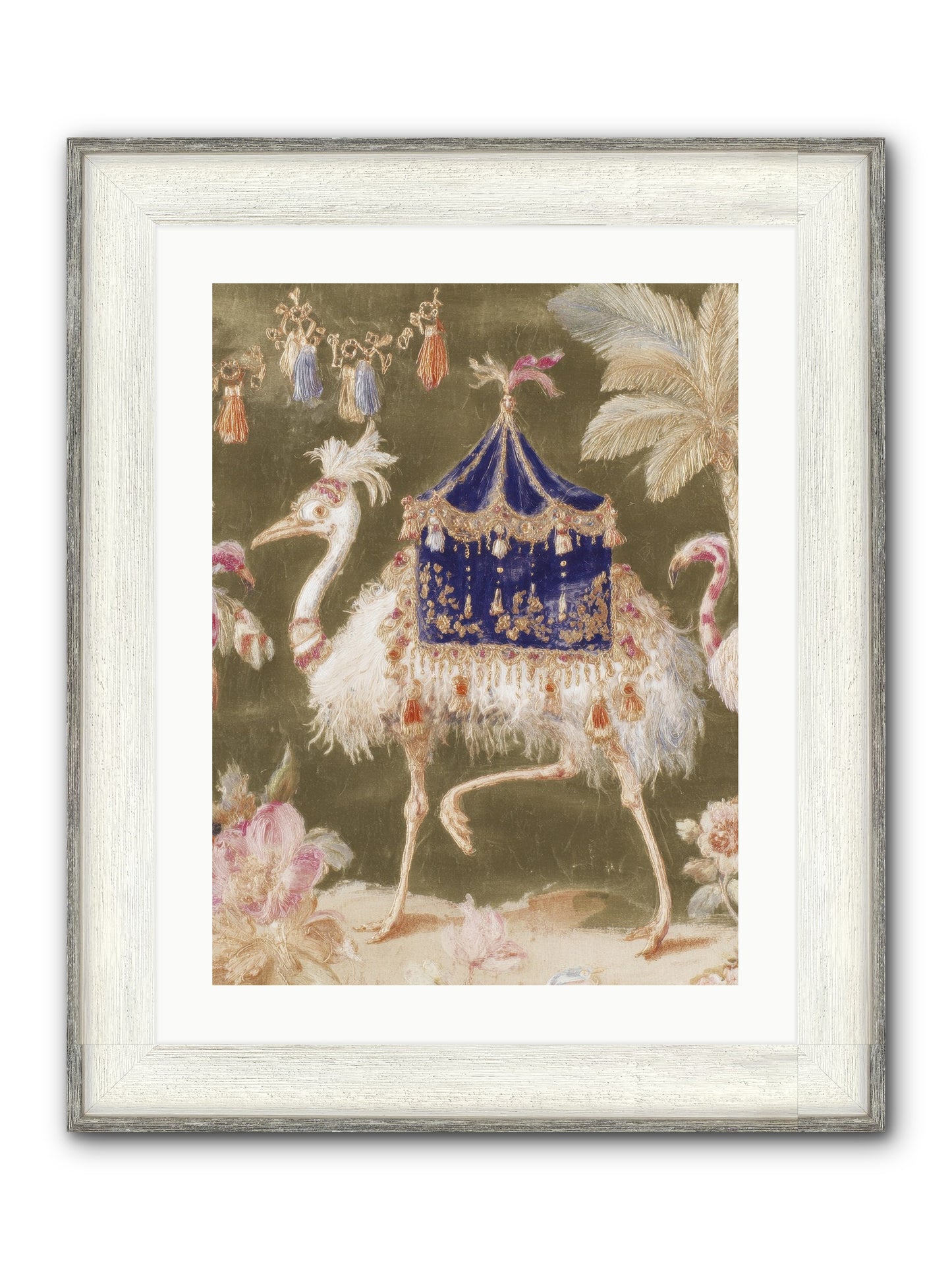 Miss Honeythorne’s Parade Framed Print - Driftwood White 18x24