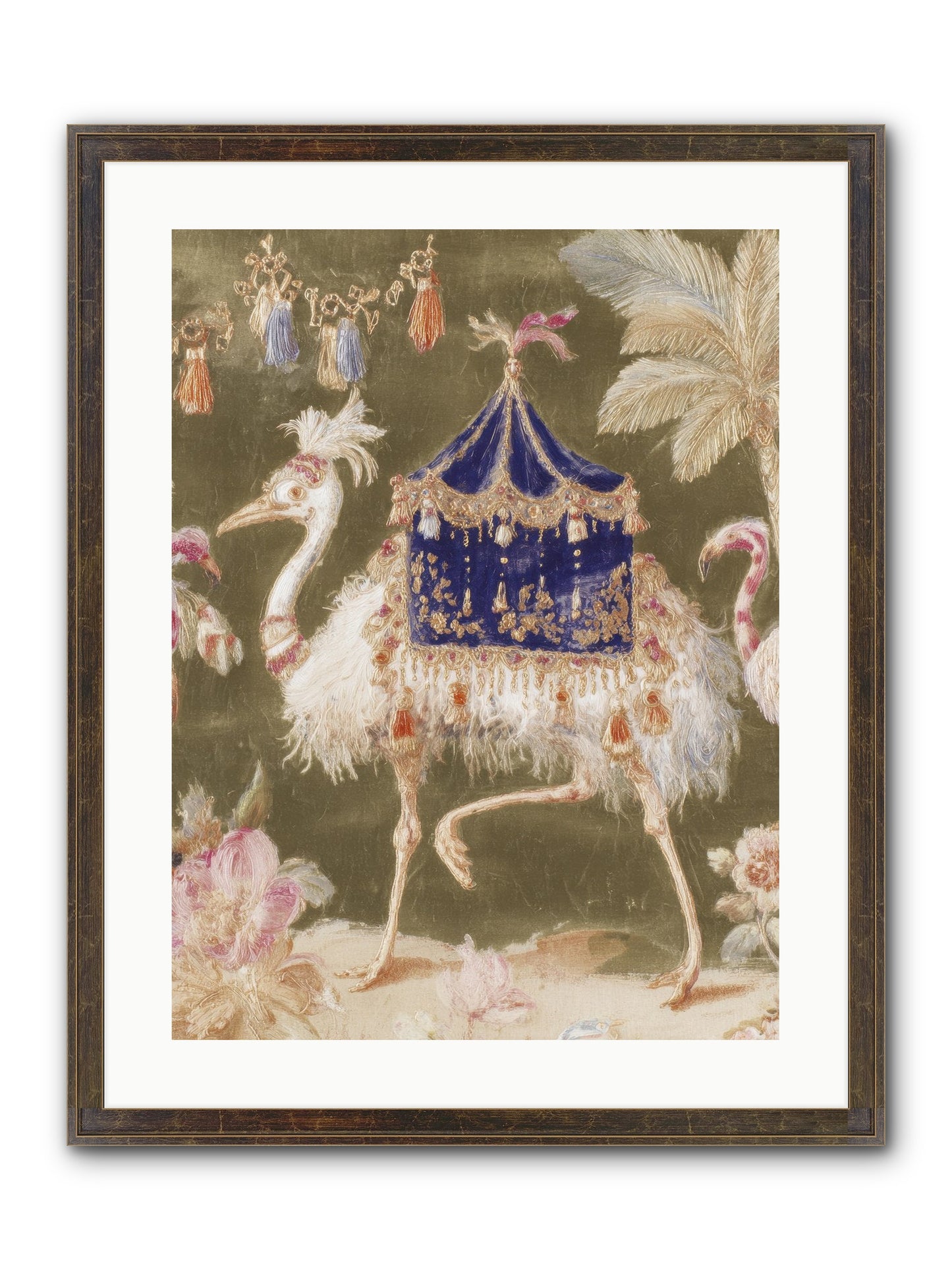 Miss Honeythorne’s Parade Framed Print - Slimwoods Black/Gold 18x24