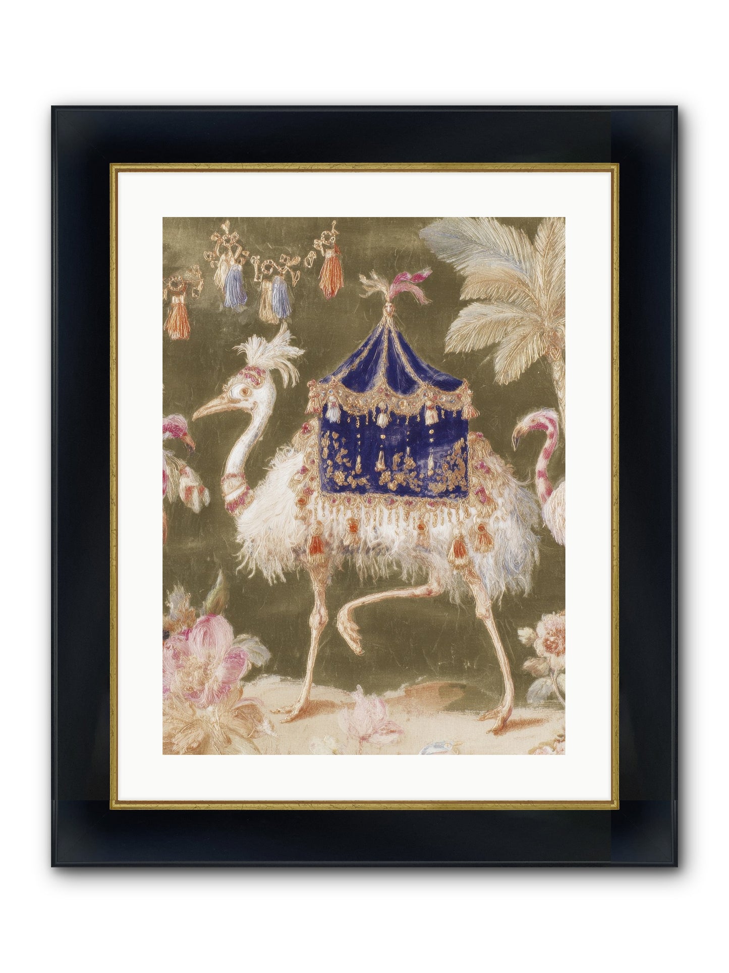 Miss Honeythorne’s Parade Framed Print - Wide Black w/Gold 18x24