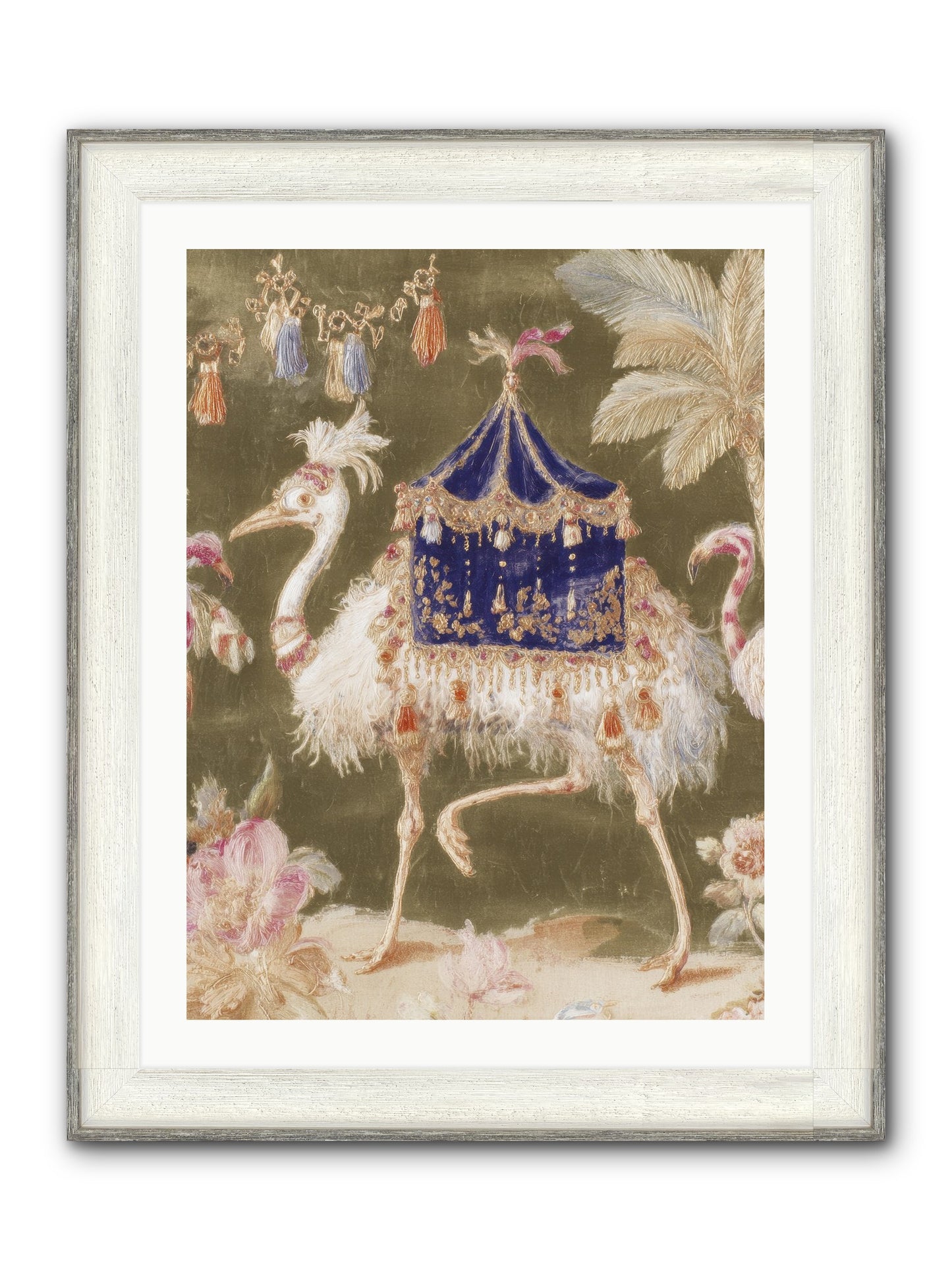 Miss Honeythorne’s Parade Framed Print - Driftwood White 24x32