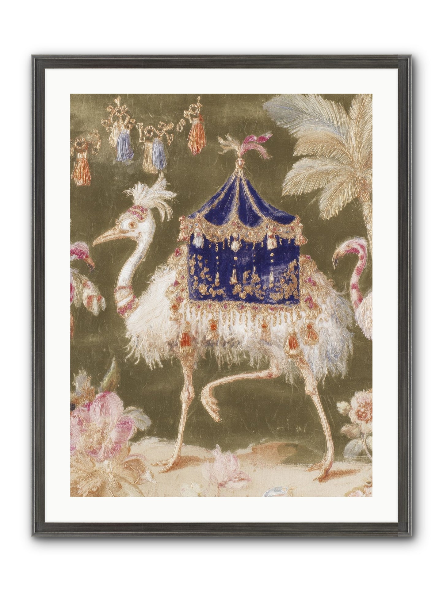 Miss Honeythorne’s Parade Framed Print - Slimwoods Black/Silver 24x32