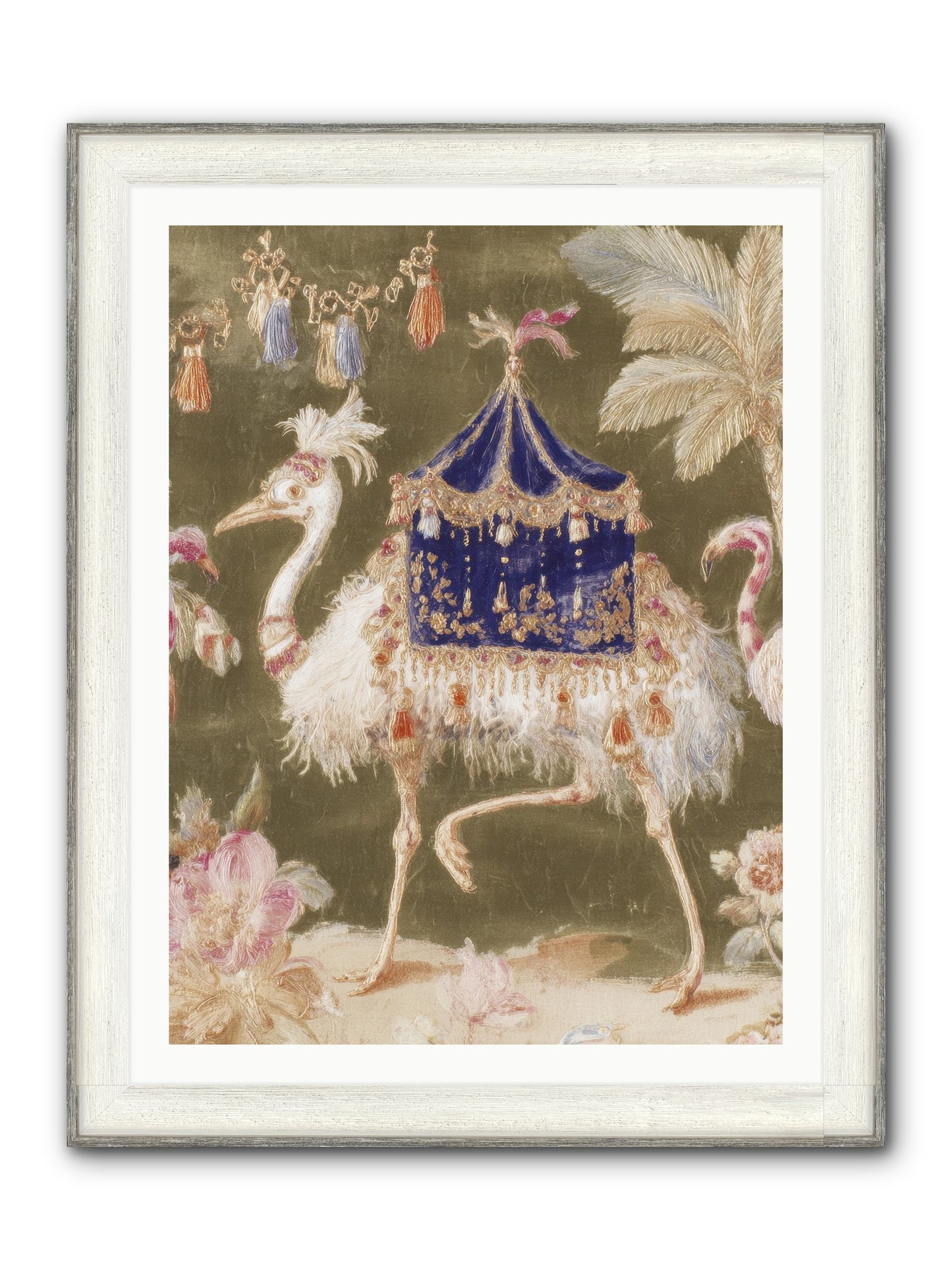 Miss Honeythorne’s Parade Framed Print - Driftwood White 30x40