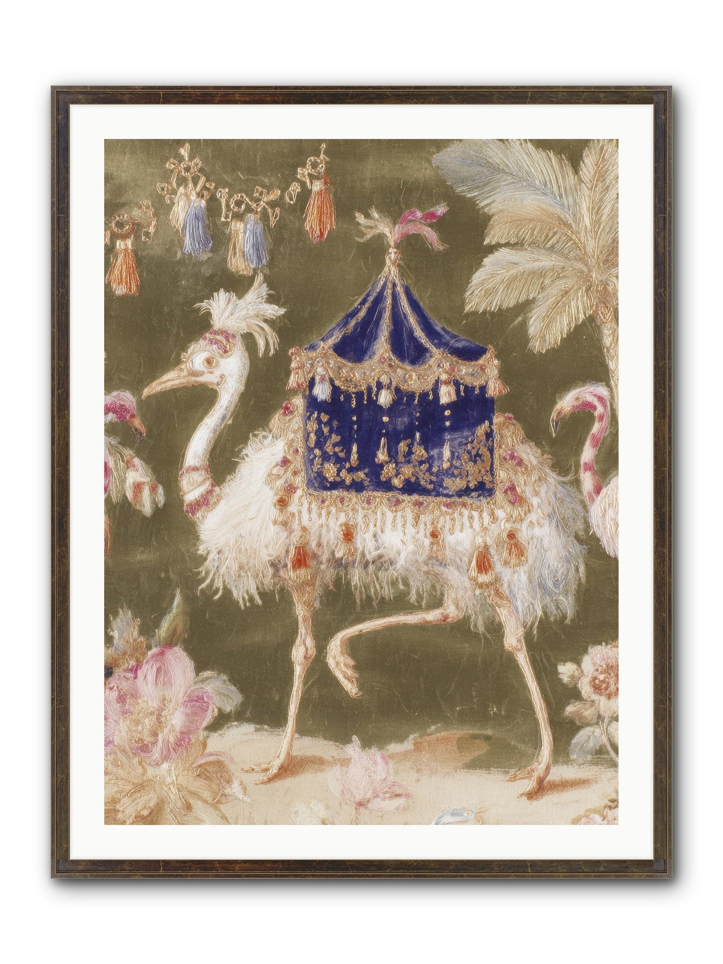 Miss Honeythorne’s Parade Framed Print - Slimwoods Black/Gold 30x40