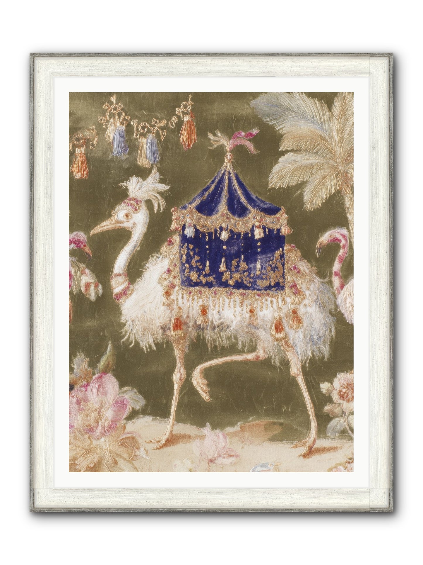Miss Honeythorne’s Parade Framed Print - Driftwood White 36x48