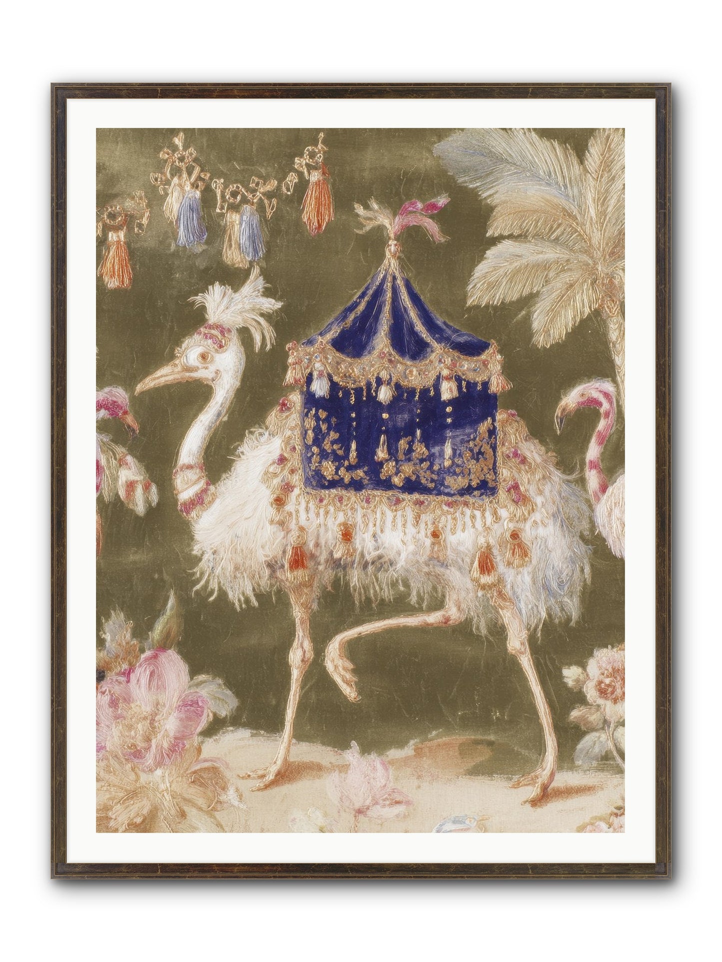 Miss Honeythorne’s Parade Framed Print - Slimwoods Black/Gold 36x48