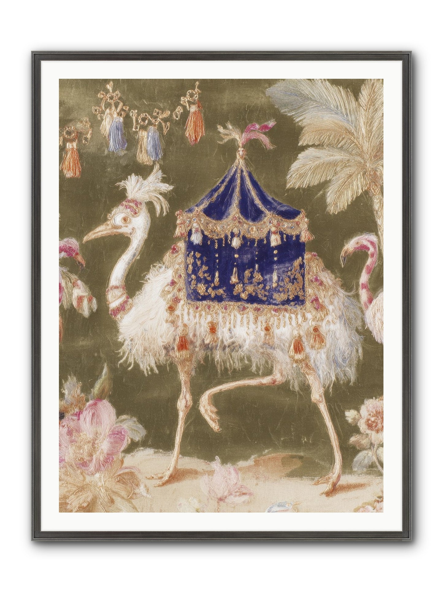 Miss Honeythorne’s Parade Framed Print - Slimwoods Black/Silver 36x48