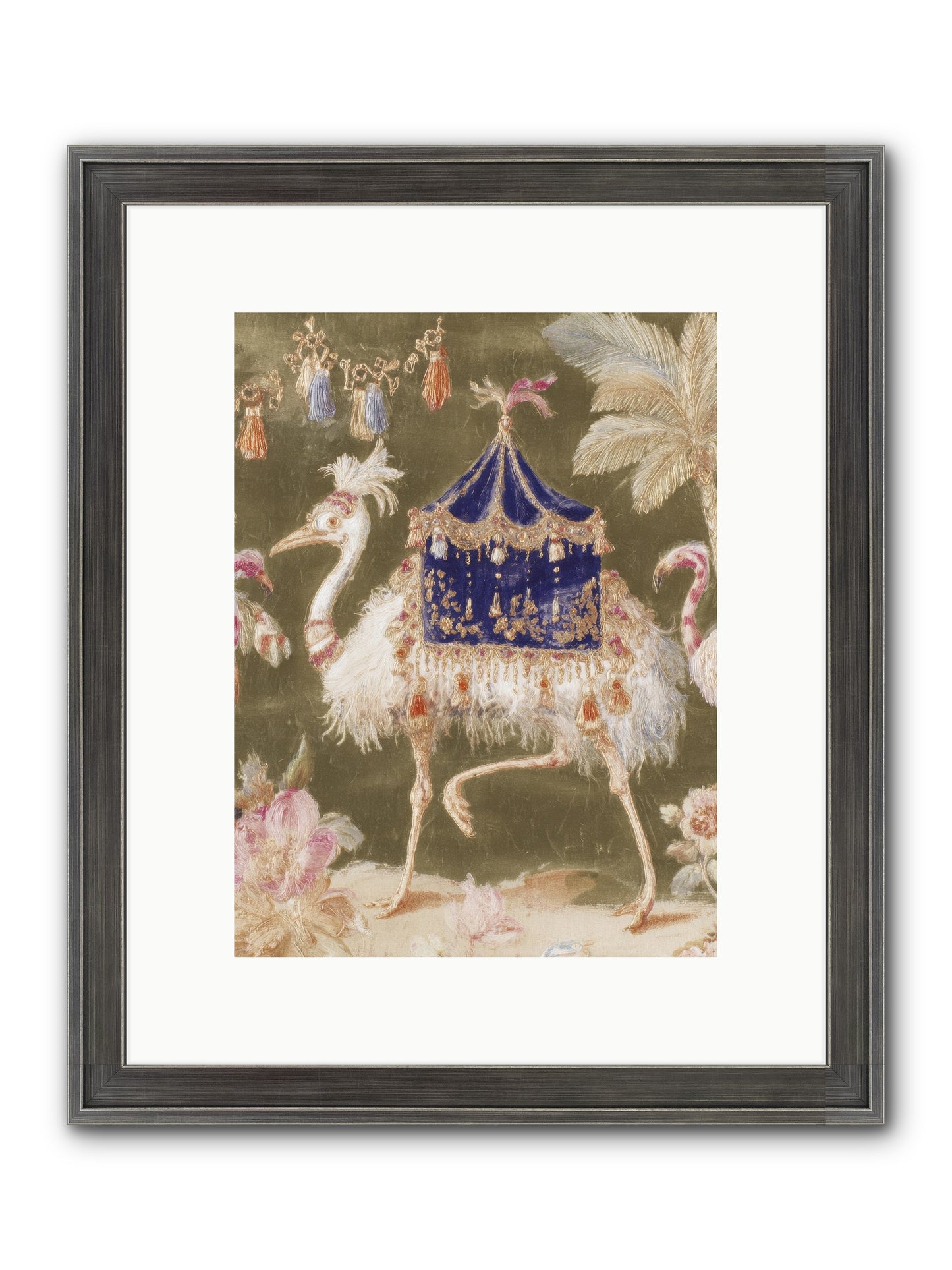 Miss Honeythorne’s Parade Framed Print - Slimwoods Black/Silver 9x12