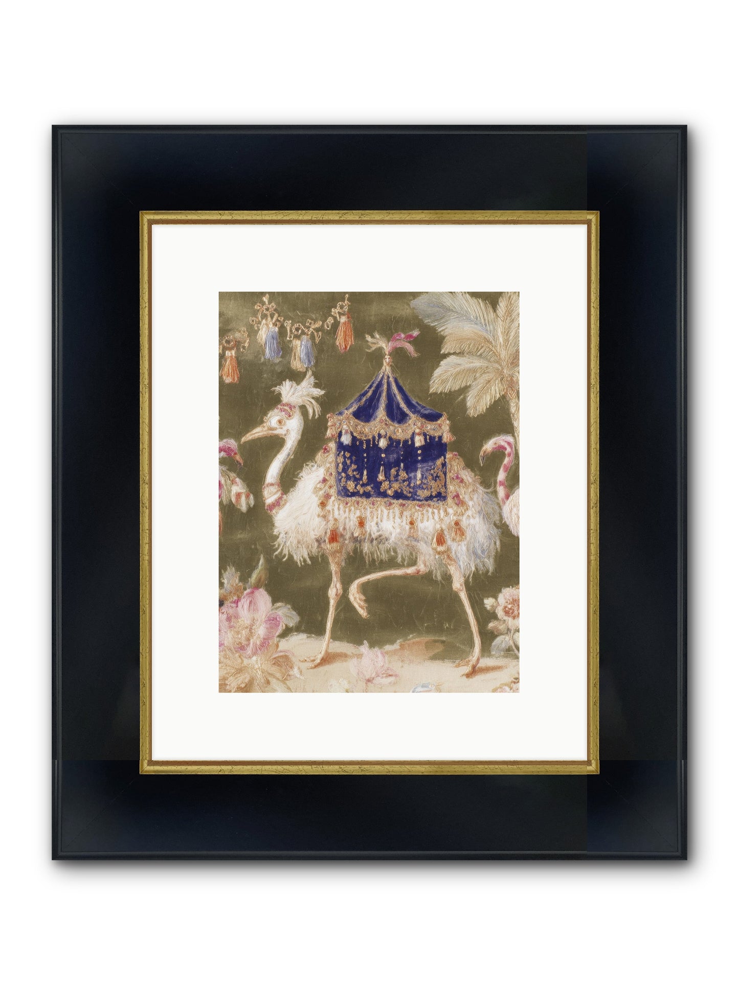 Miss Honeythorne’s Parade Framed Print - Wide Black w/Gold 9x12