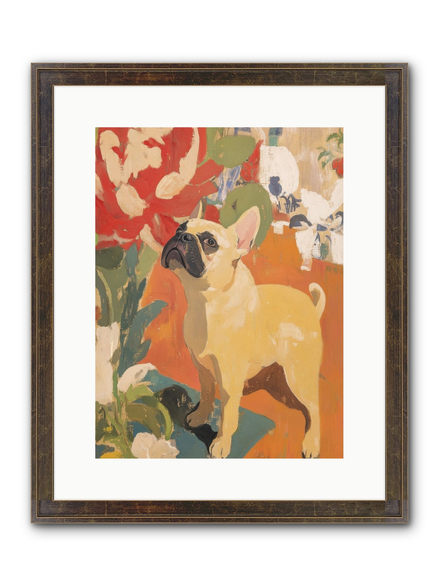 Miss Peaches Butterworth Framed Print - Slimwoods Black/Gold 12x16