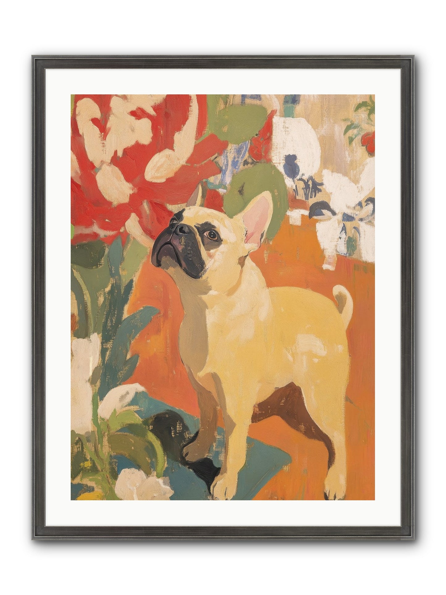 Miss Peaches Butterworth Framed Print - Slimwoods Black/Silver 24x32