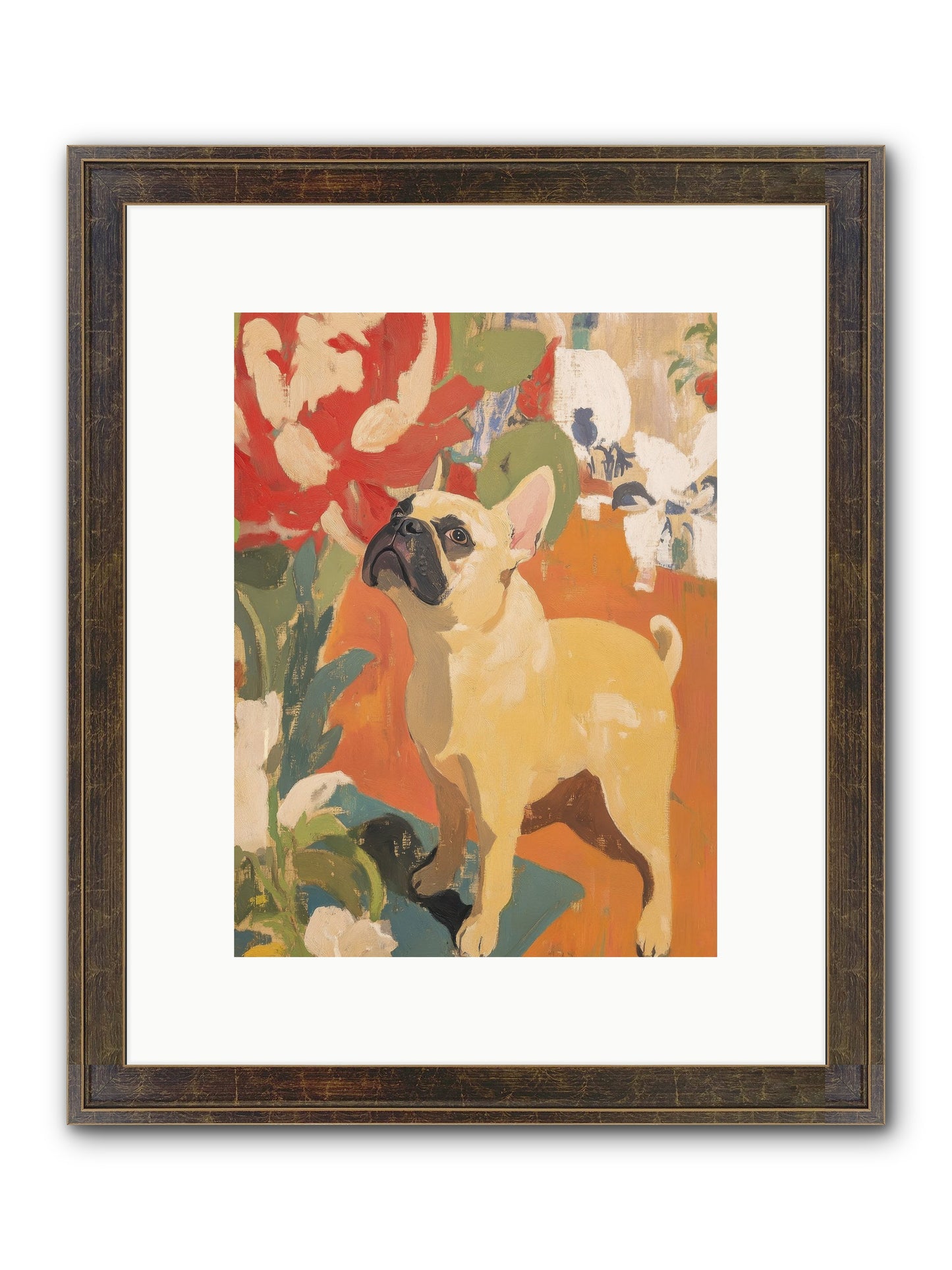 Miss Peaches Butterworth Framed Print - Slimwoods Black/Gold 9x12