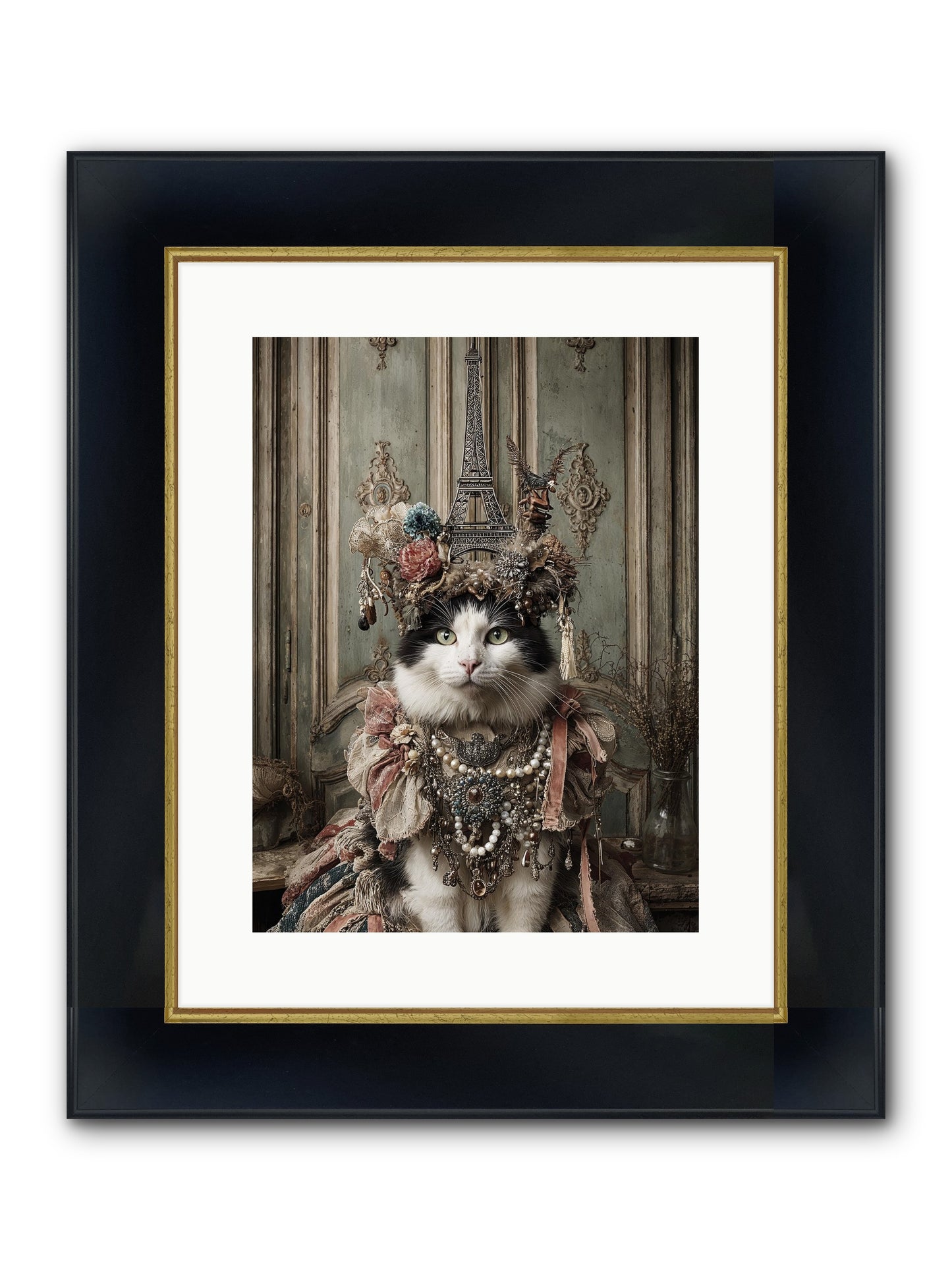 Miss Twill And The Lemon Parade Framed Print - Wide Black w/Gold 12x16