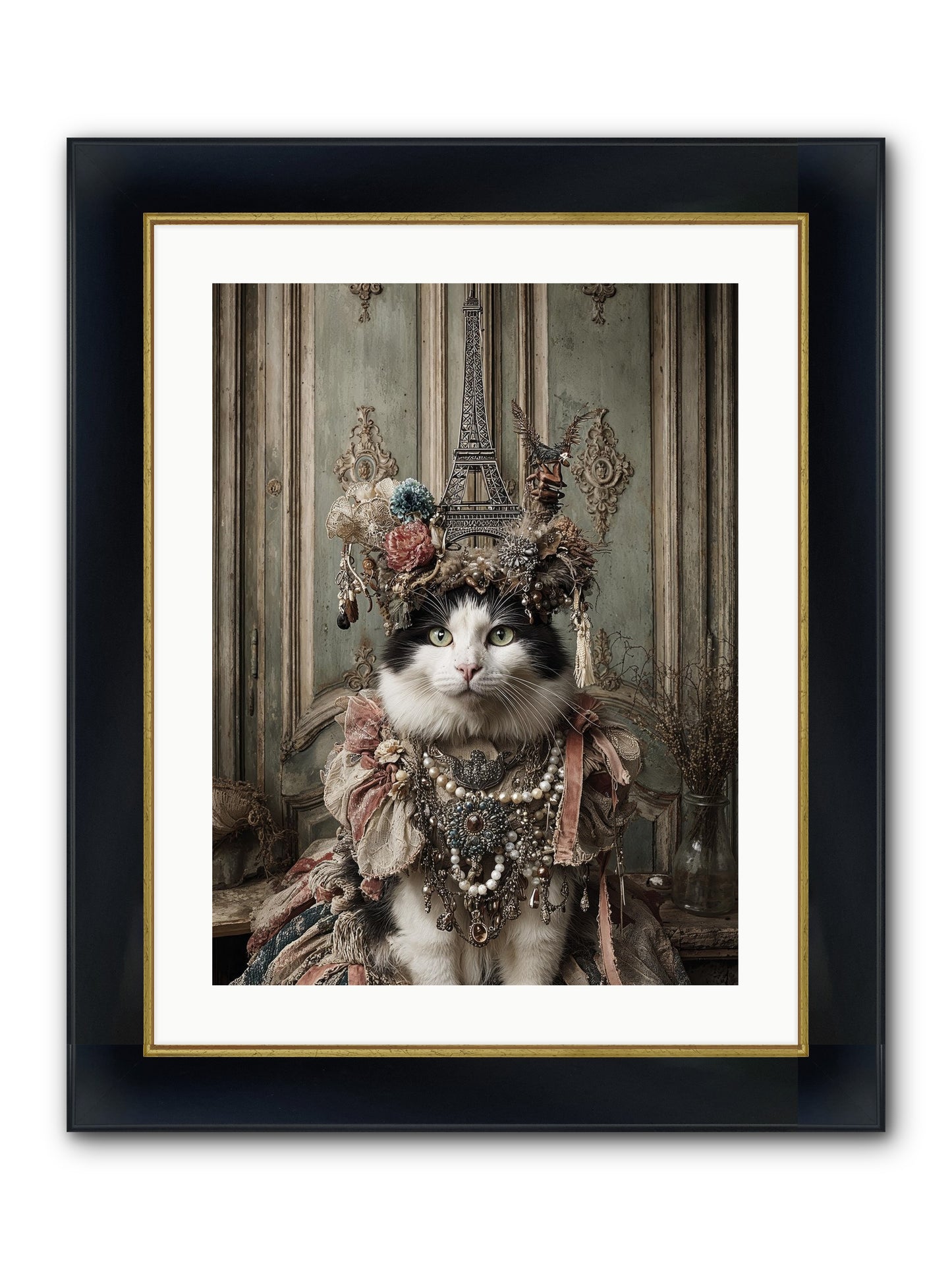 Miss Twill And The Lemon Parade Framed Print - Wide Black w/Gold 18x24