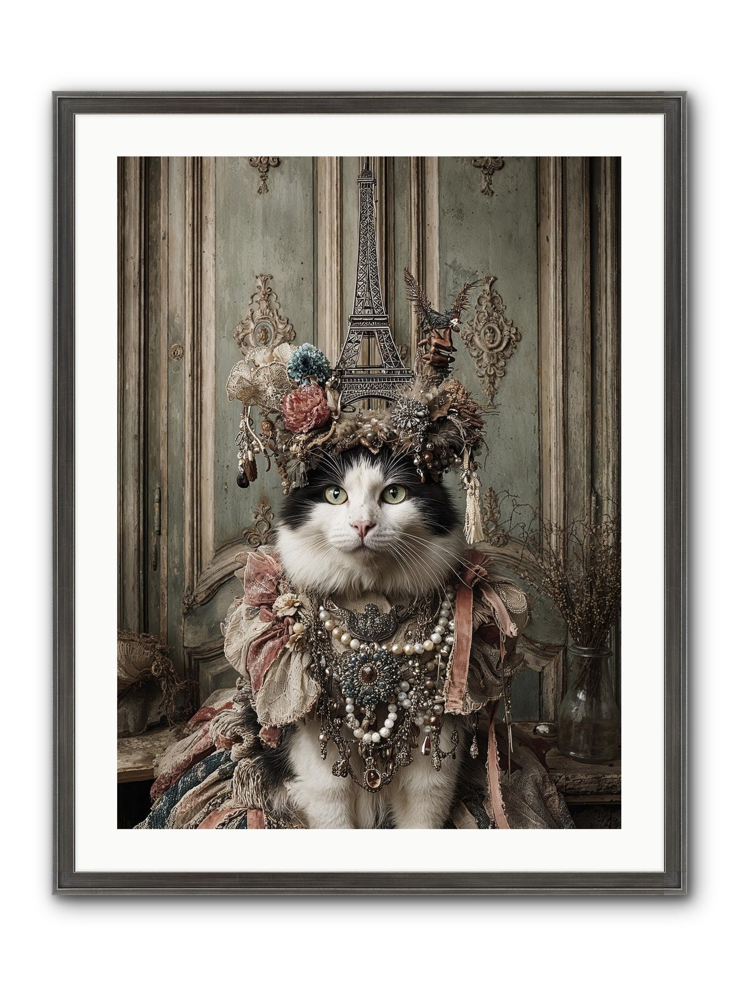 Miss Twill And The Lemon Parade Framed Print - Slimwoods Black/Silver 24x32