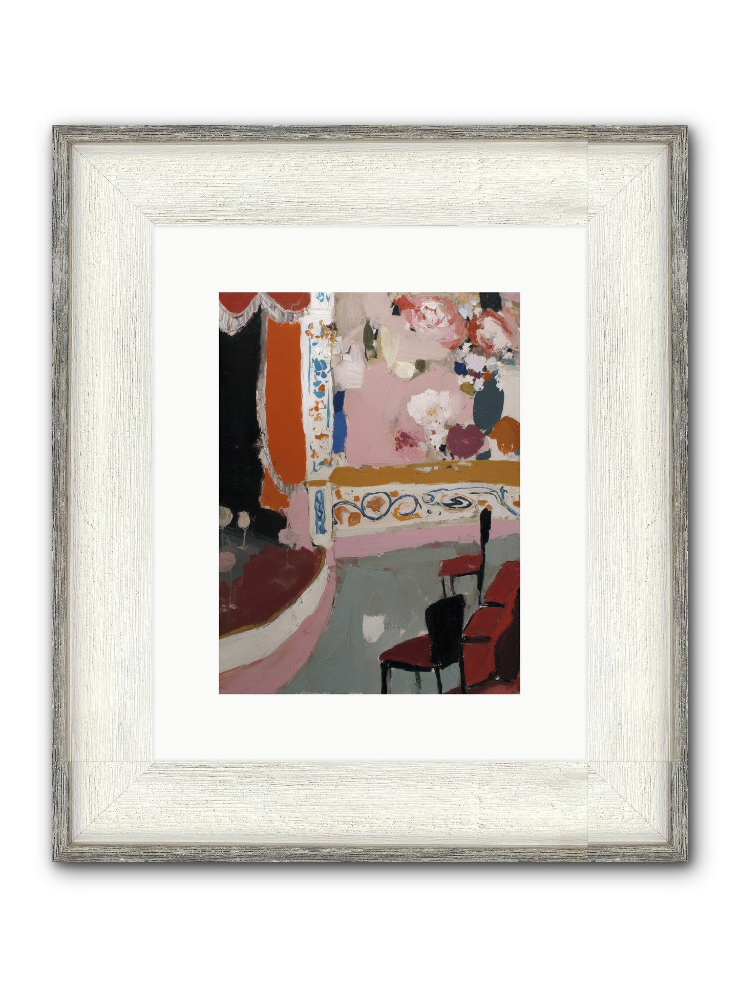 Missing Page Framed Print - Driftwood White 9x12