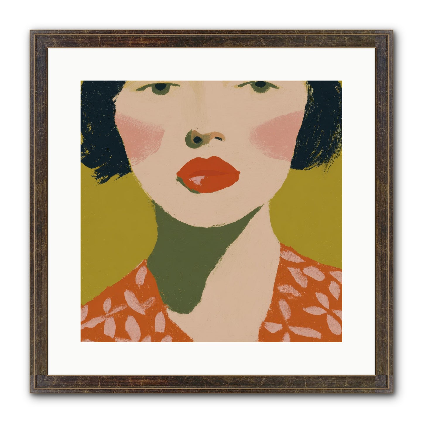 Moment Of Certainty Framed Print - Slimwoods Black/Gold 16x16