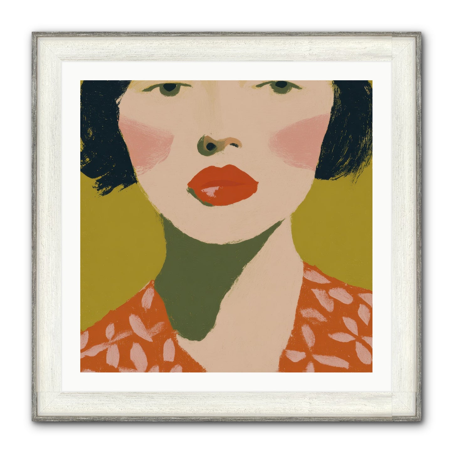 Moment Of Certainty Framed Print - Driftwood White 30x30