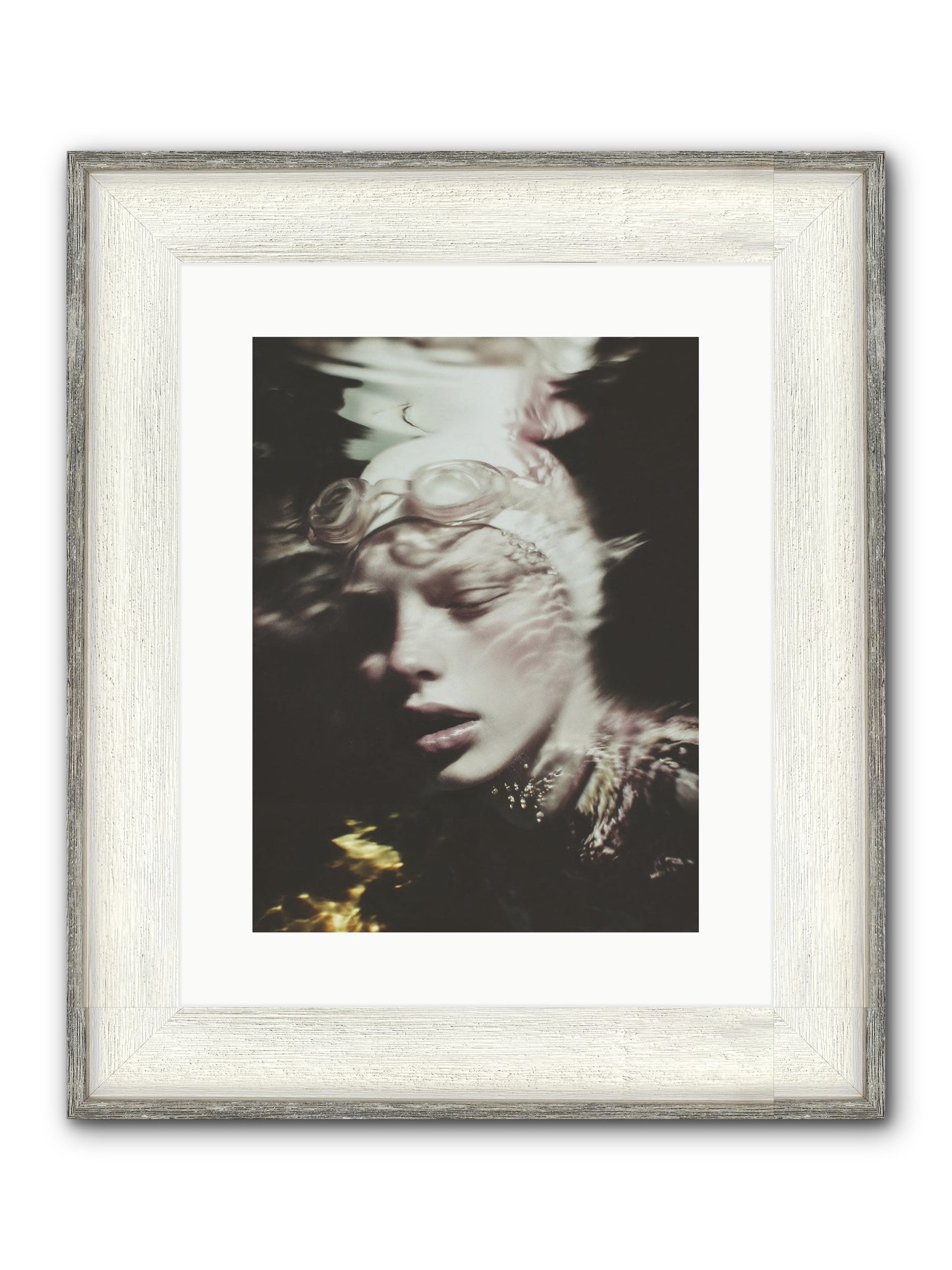 Moments Reclaimed Framed Print - Driftwood White 12x16