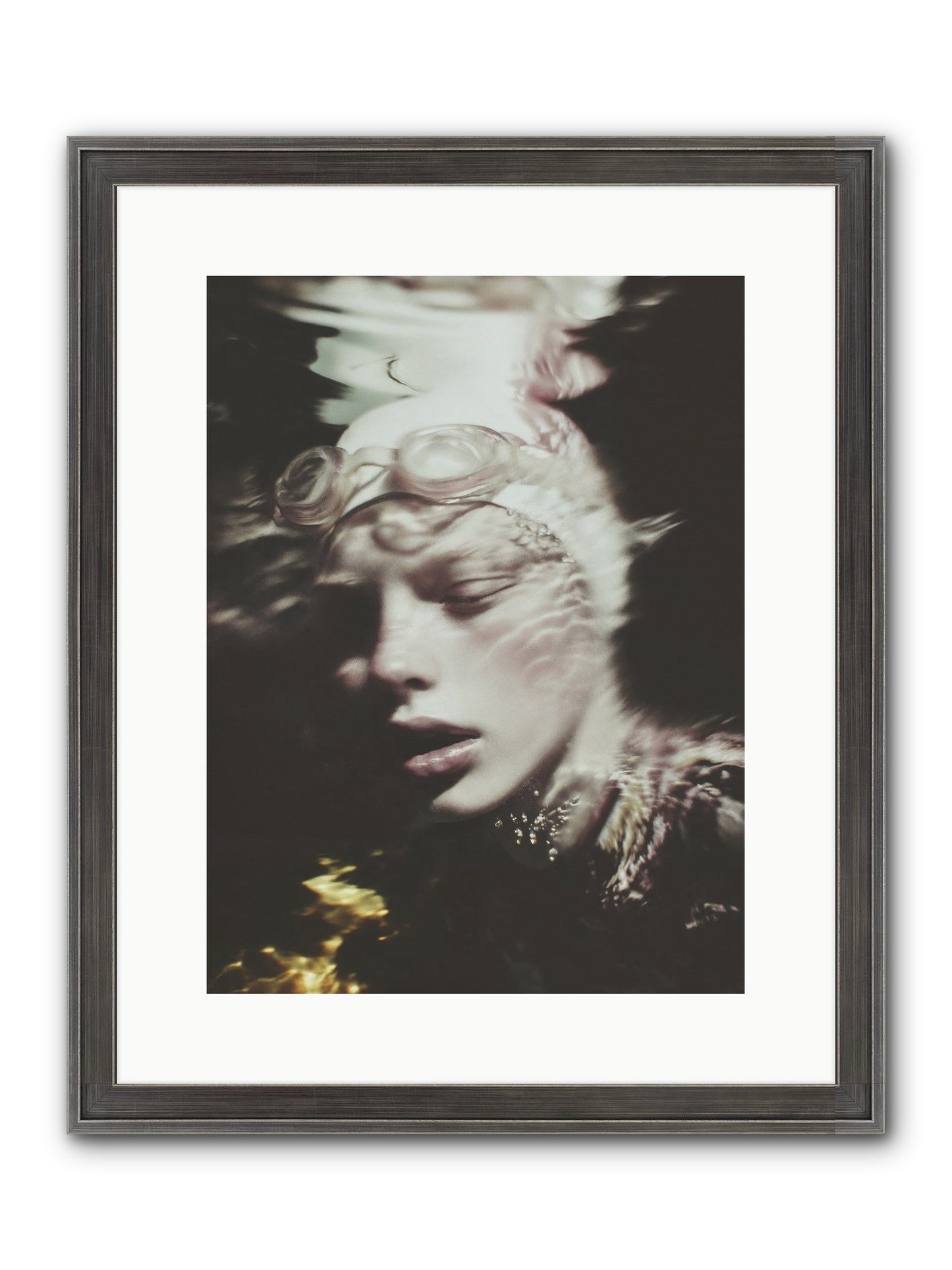 Moments Reclaimed Framed Print - Slimwoods Black/Silver 12x16