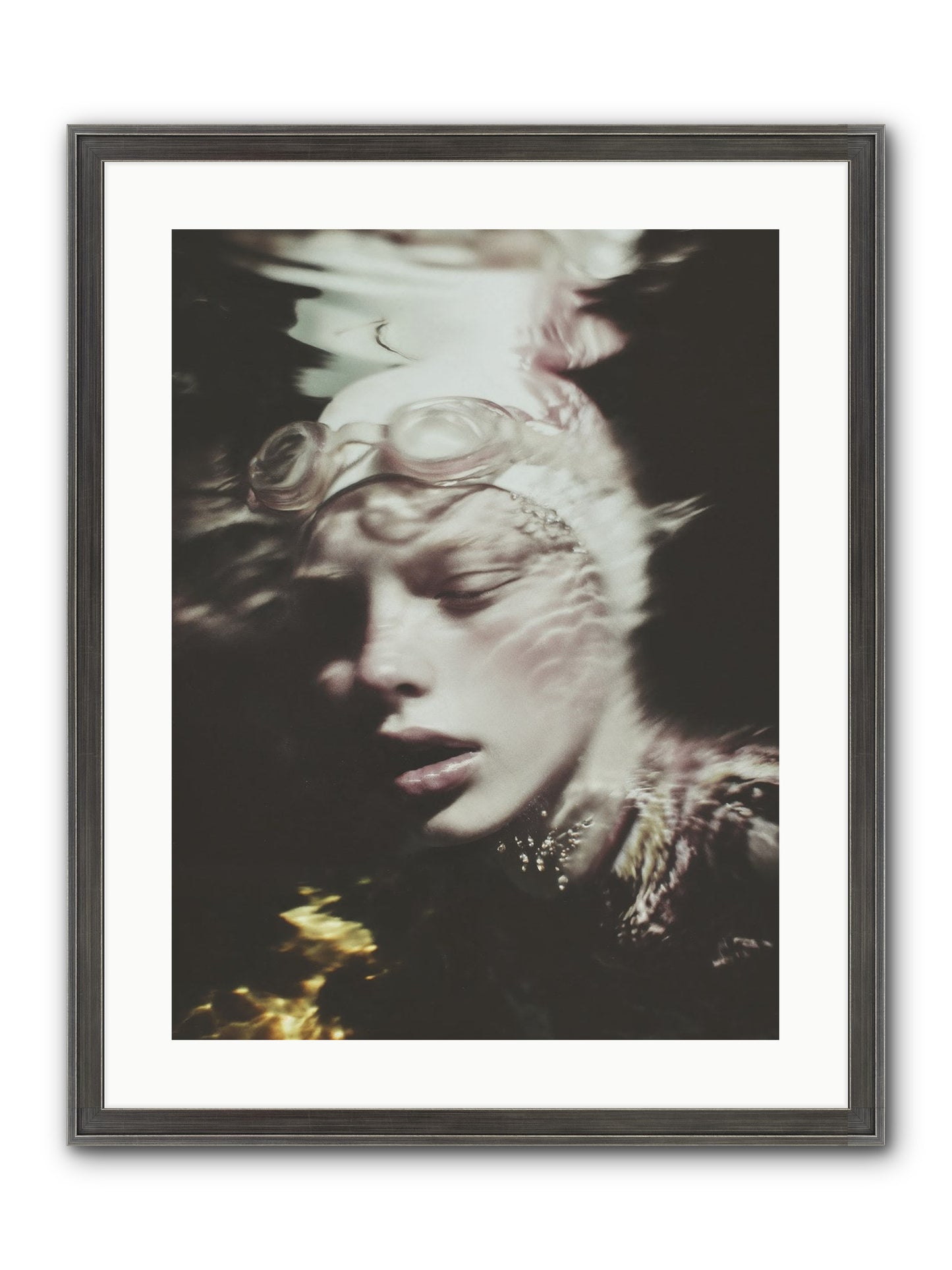 Moments Reclaimed Framed Print - Slimwoods Black/Silver 18x24