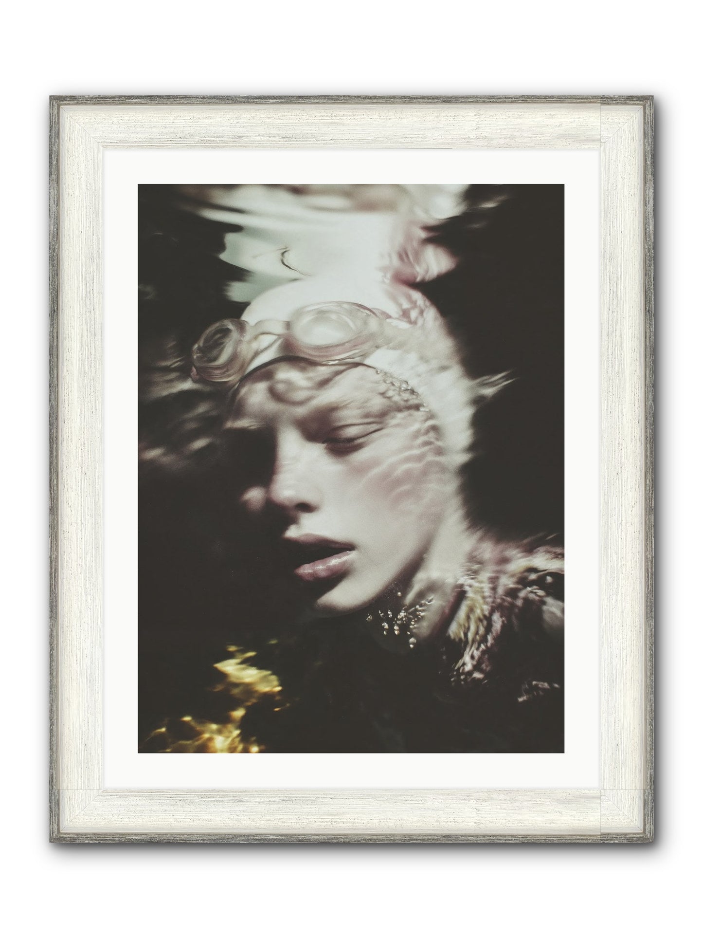 Moments Reclaimed Framed Print - Driftwood White 24x32