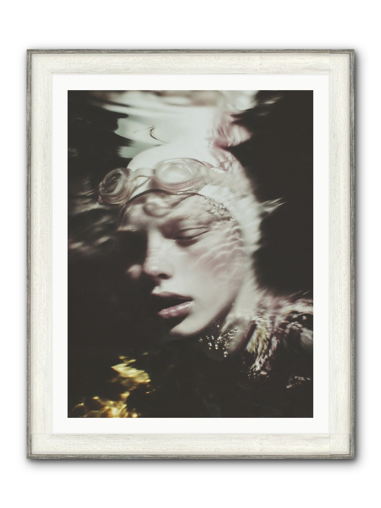 Moments Reclaimed Framed Print - Driftwood White 30x40