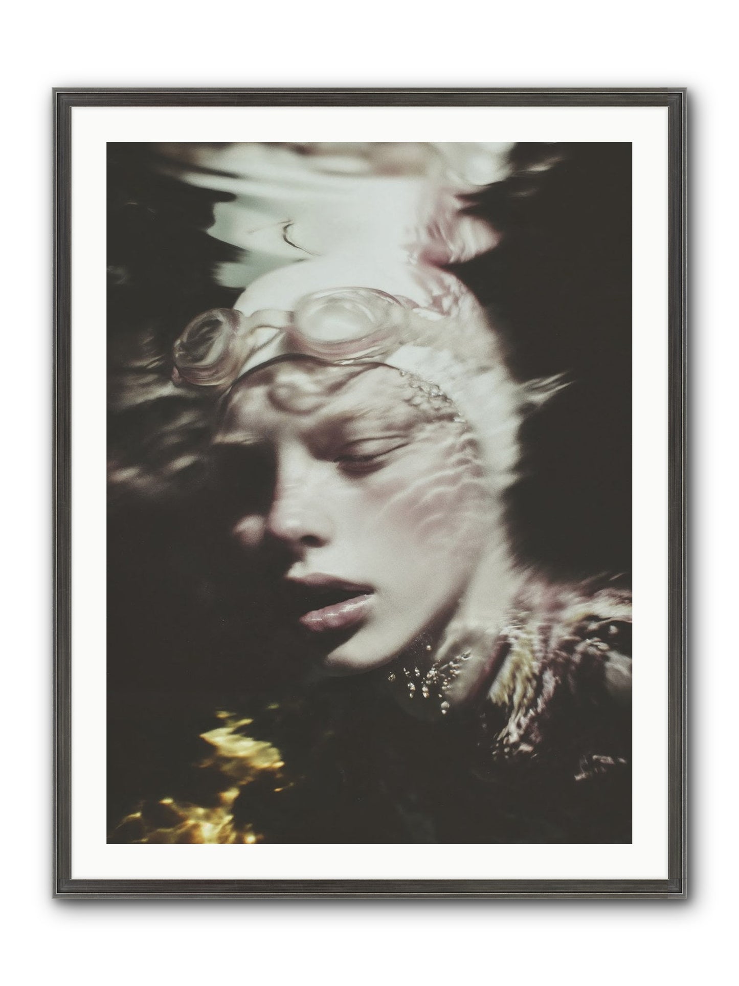Moments Reclaimed Framed Print - Slimwoods Black/Silver 30x40