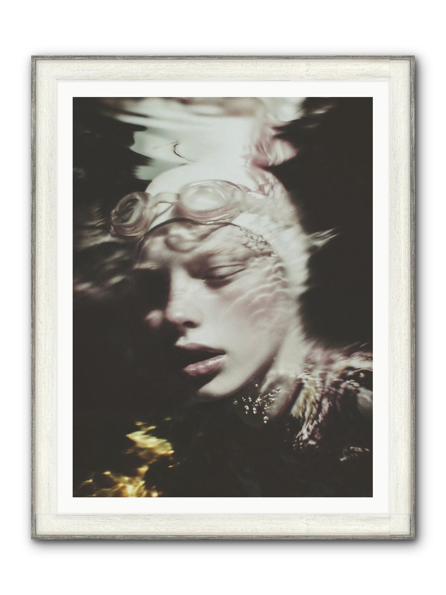 Moments Reclaimed Framed Print - Driftwood White 36x48