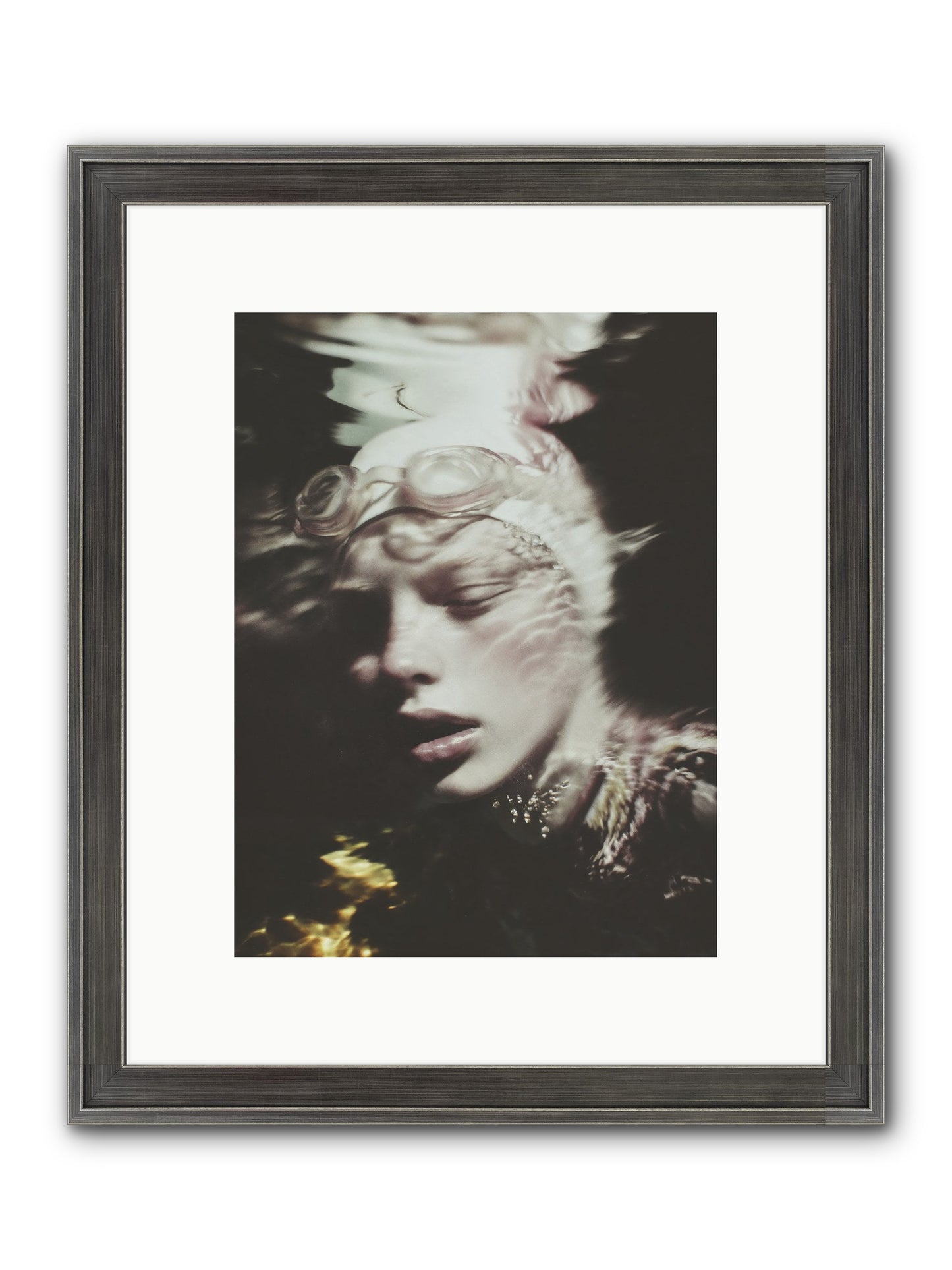 Moments Reclaimed Framed Print - Slimwoods Black/Silver 9x12