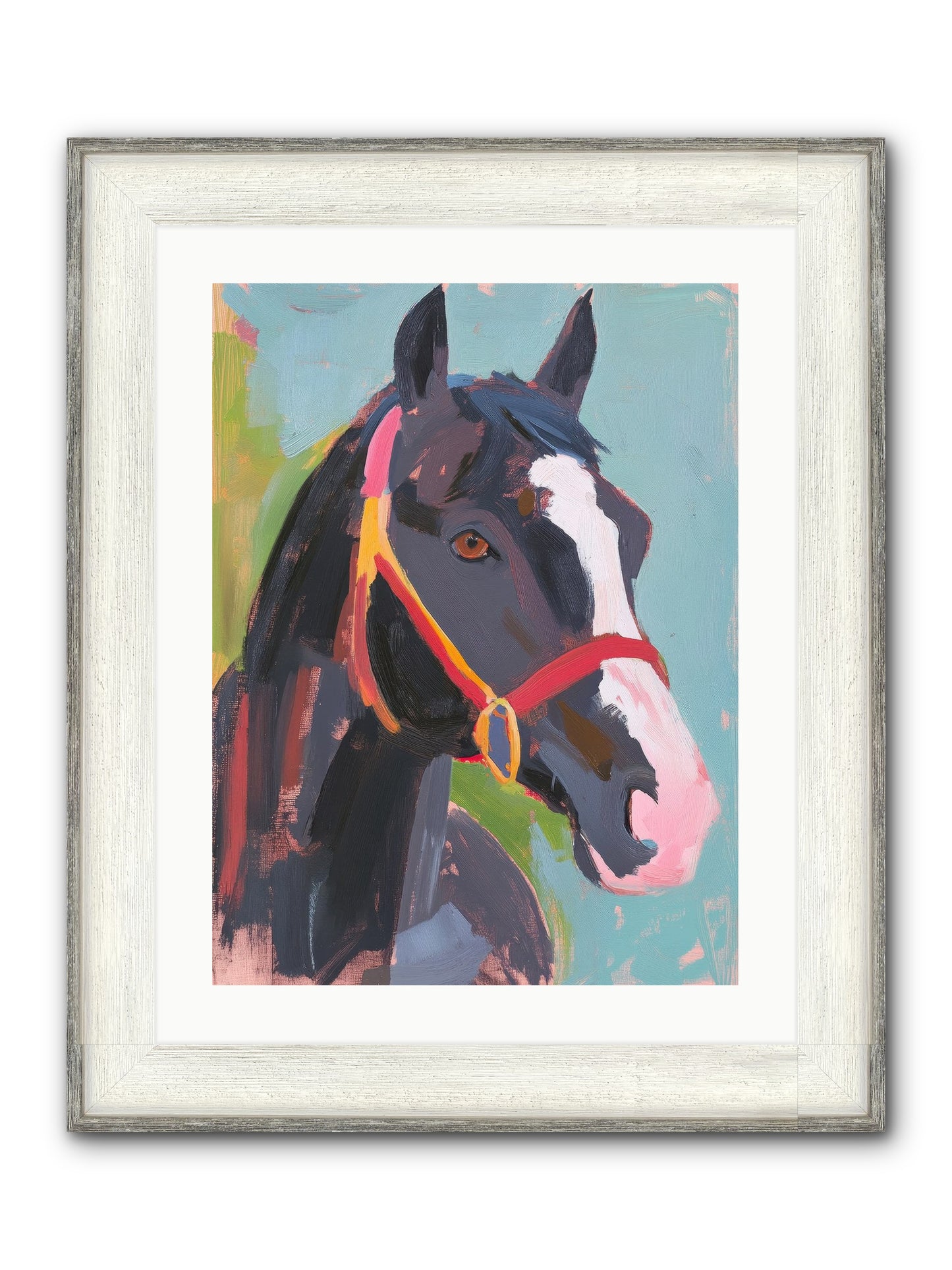 Moonbeam Framed Print - Driftwood White 18x24