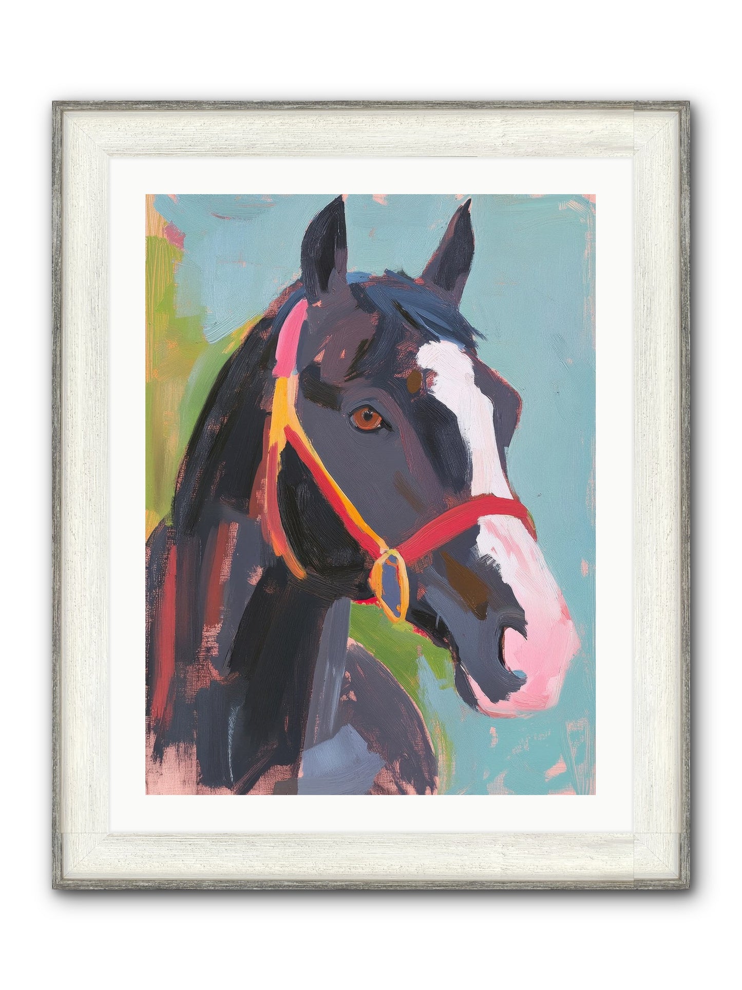 Moonbeam Framed Print - Driftwood White 24x32
