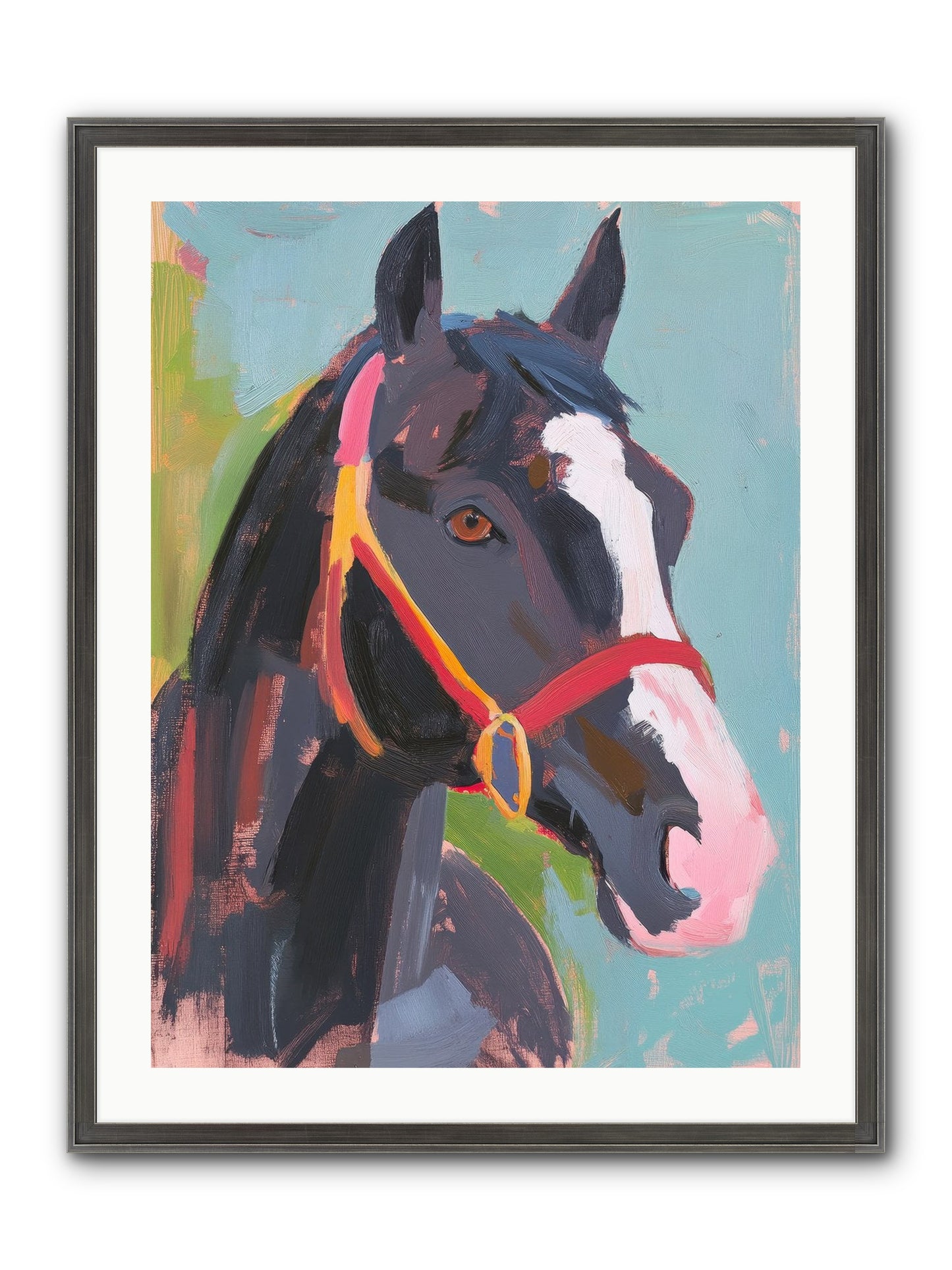 Moonbeam Framed Print - Slimwoods Black/Silver 24x32