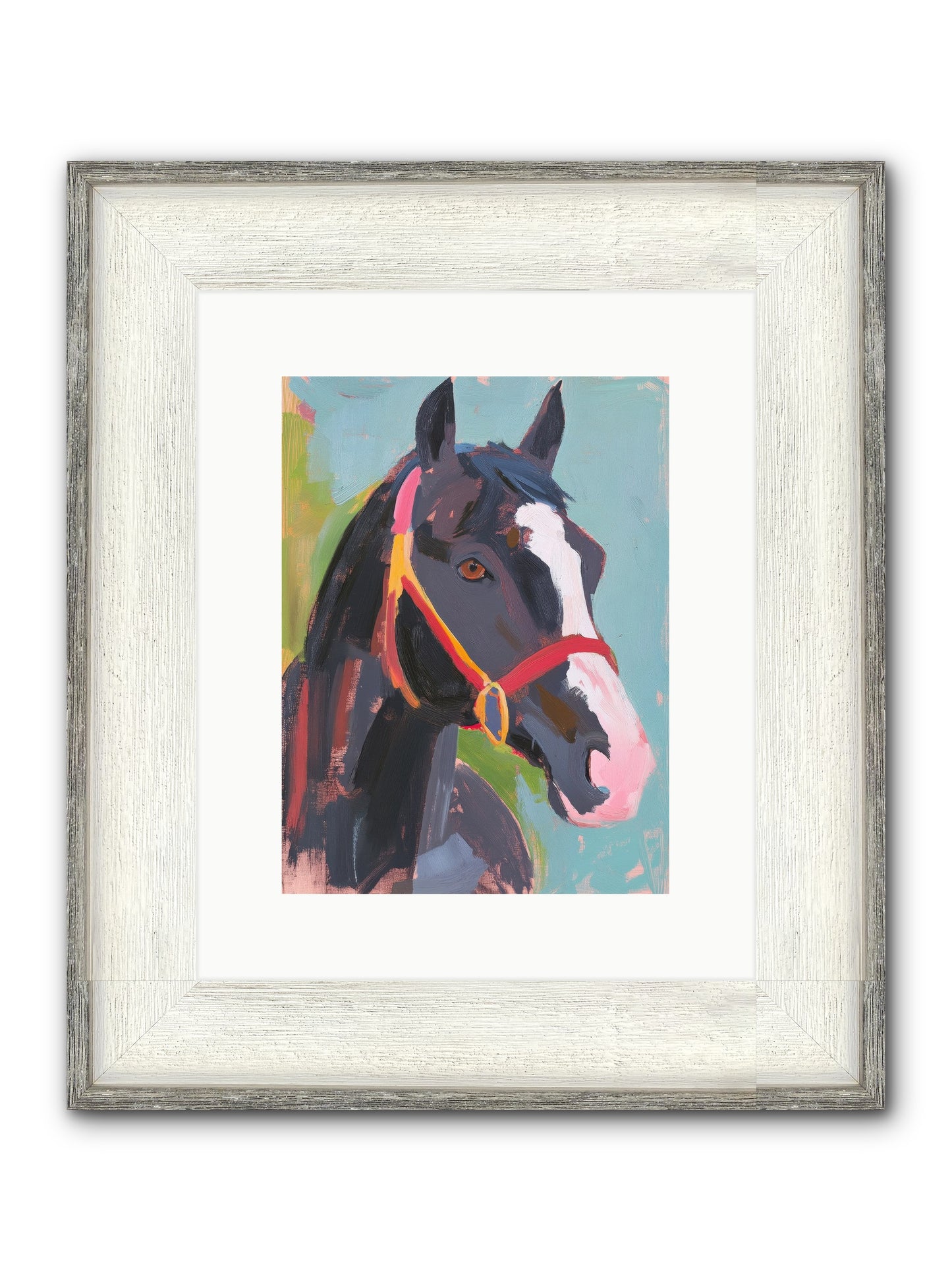 Moonbeam Framed Print - Driftwood White 9x12