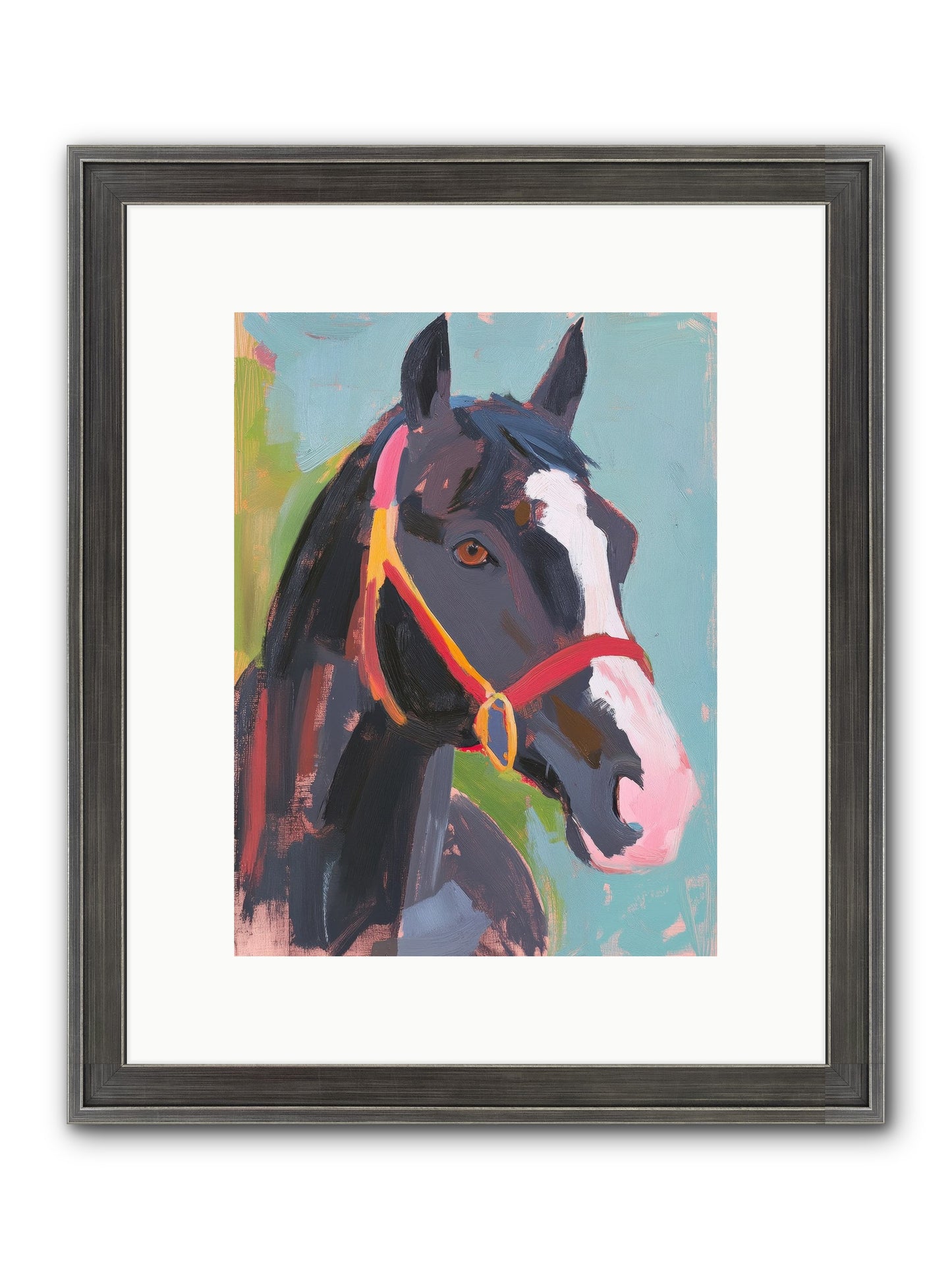 Moonbeam Framed Print - Slimwoods Black/Silver 9x12