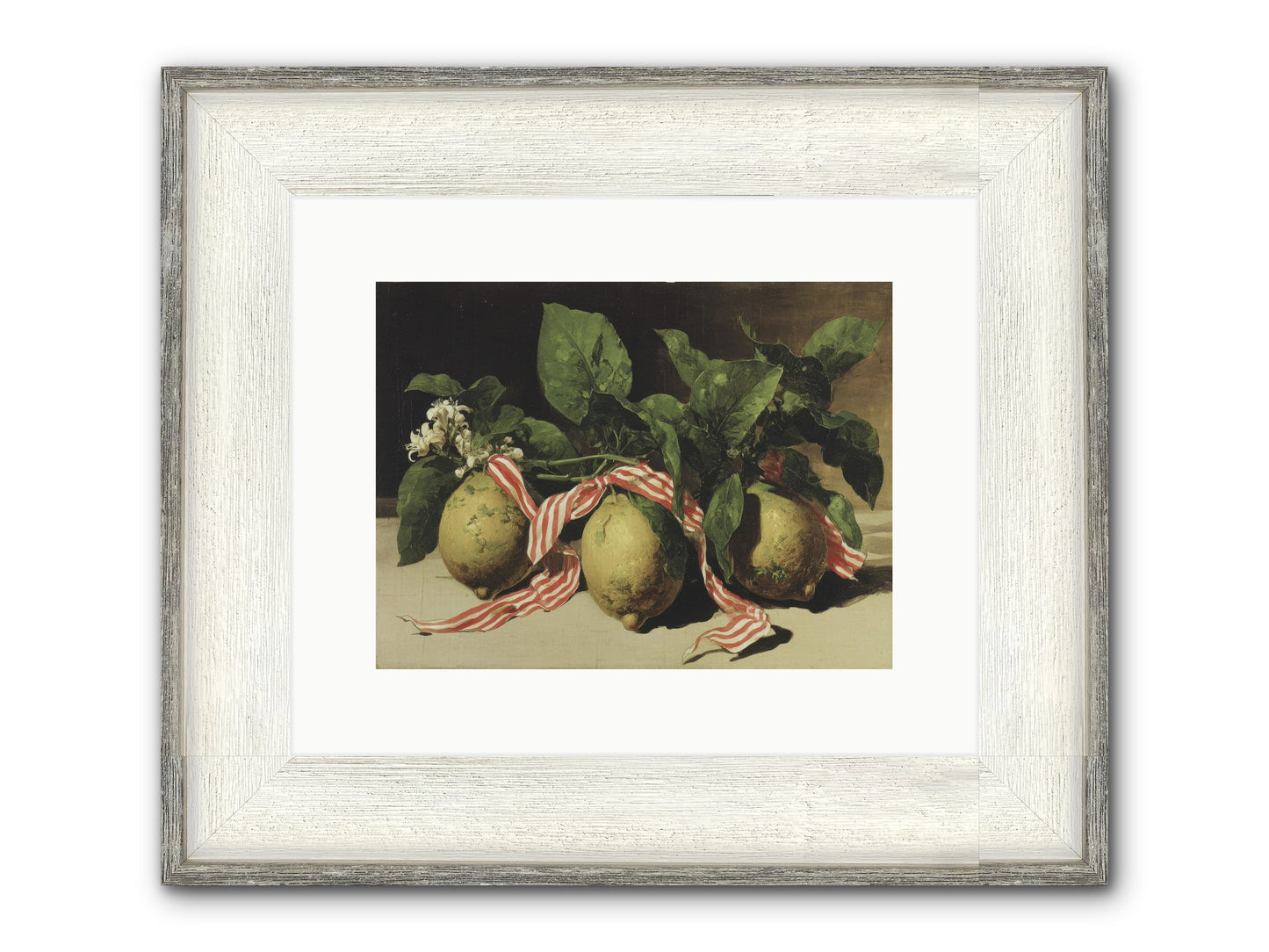 Moonlight At Mallow House Framed Print - Driftwood White 12x9