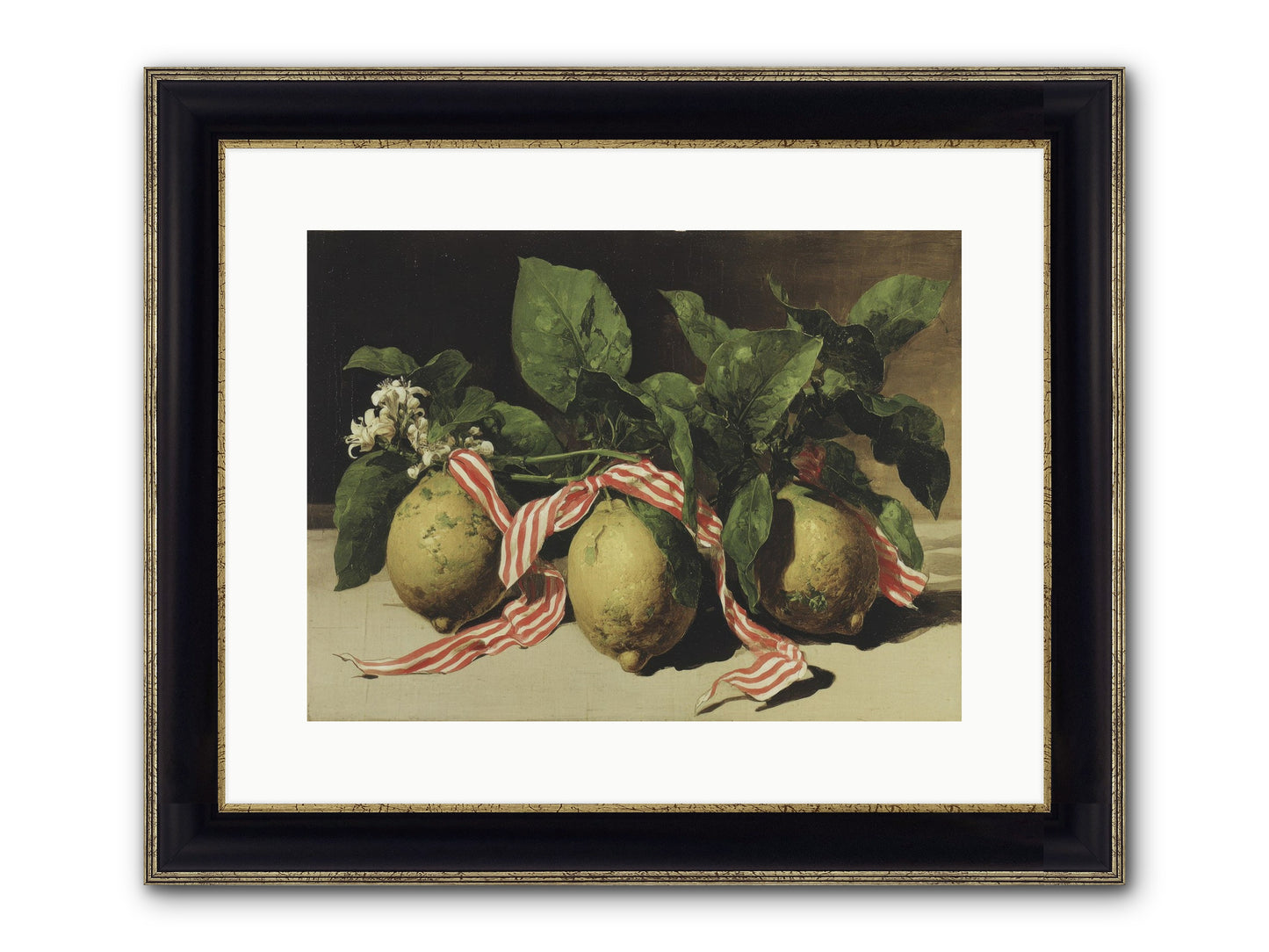 Moonlight At Mallow House Framed Print - Black & Gold 16x12