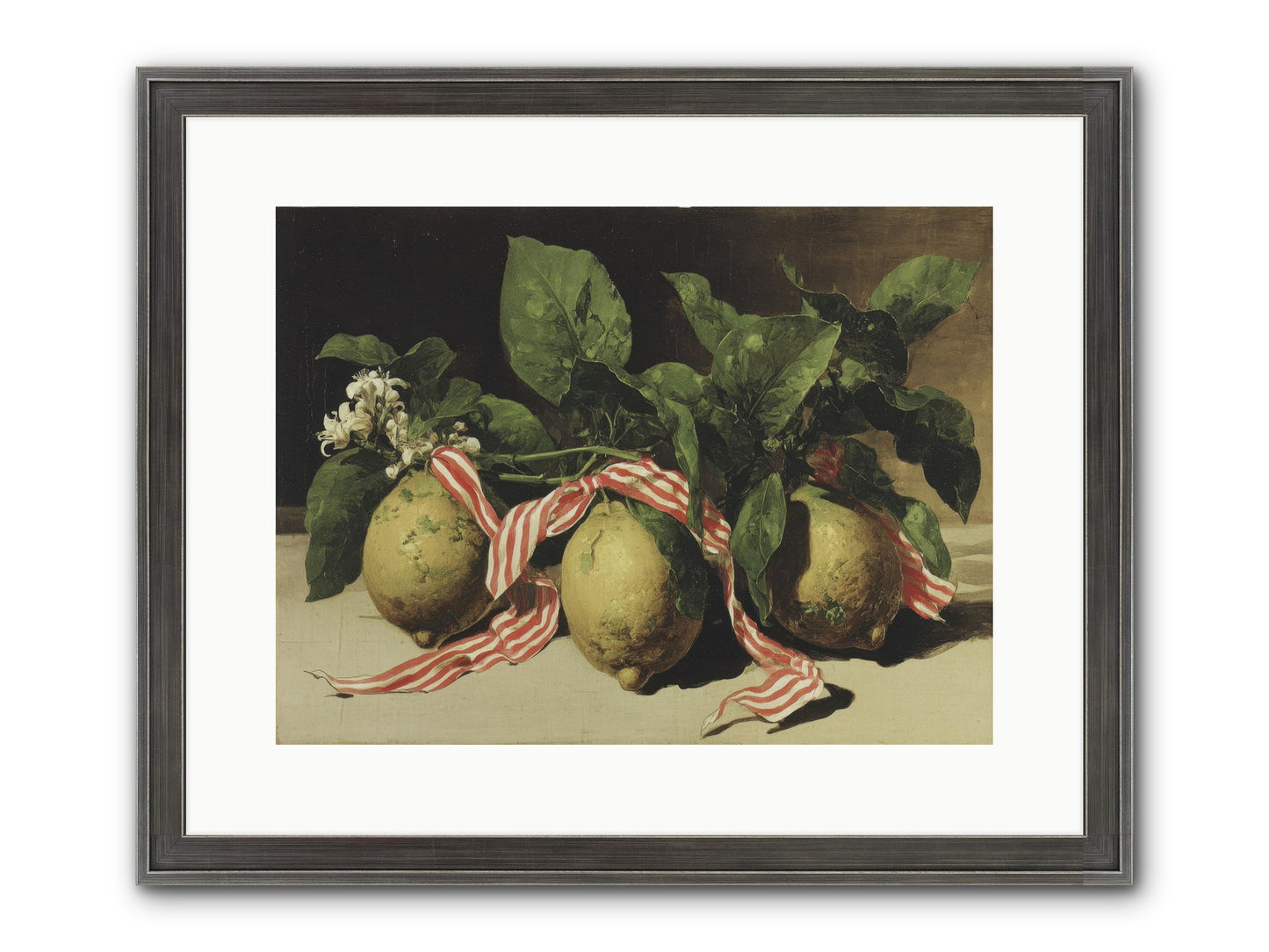 Moonlight At Mallow House Framed Print - Slimwoods Black/Silver 16x12