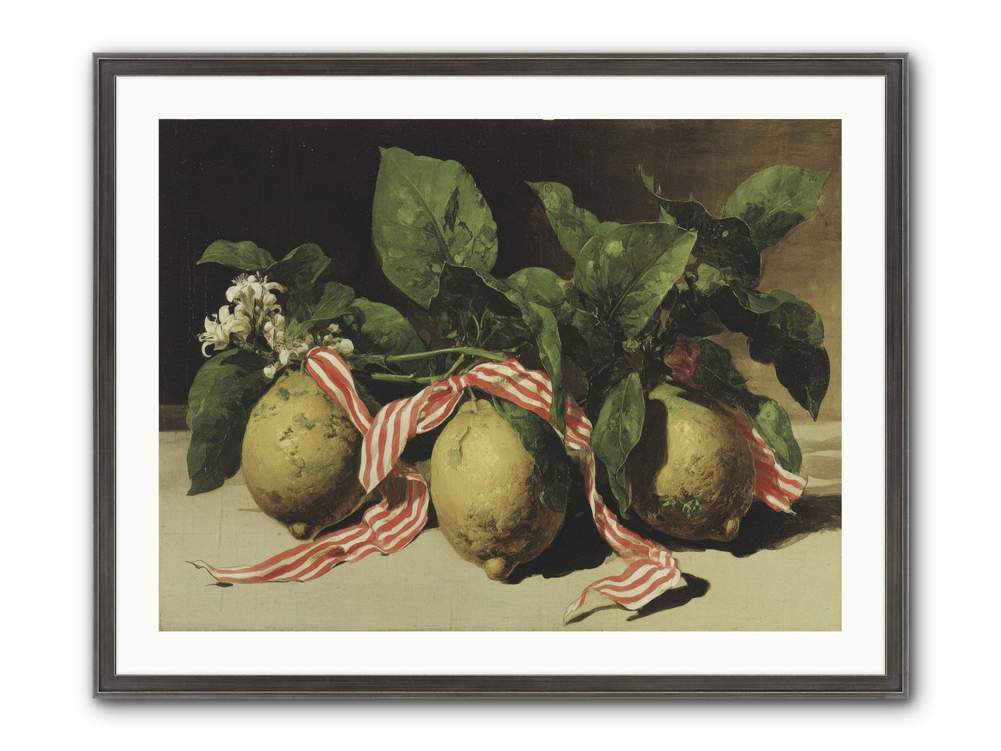 Moonlight At Mallow House Framed Print - Slimwoods Black/Silver 32x24