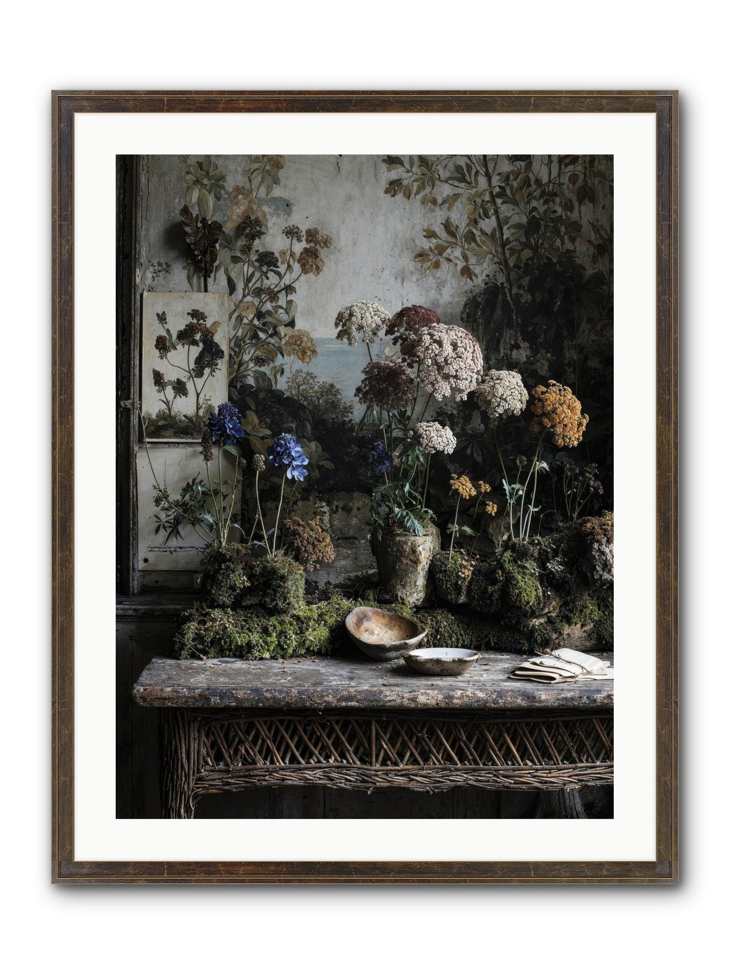 Moonlit Dreams Framed Print - Slimwoods Black/Gold 24x32