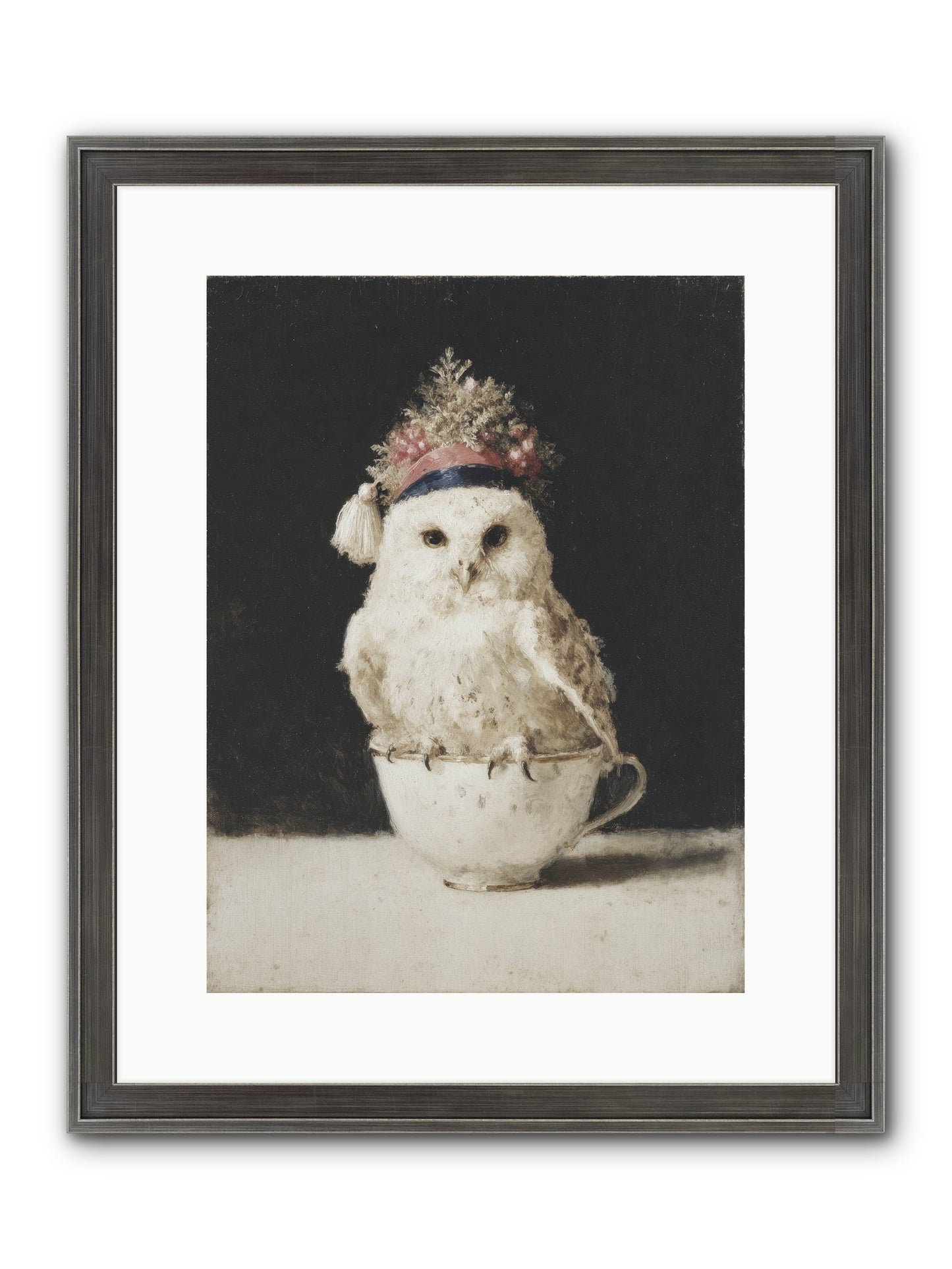 Moonlit & Merry Framed Print - Slimwoods Black/Silver 12x16