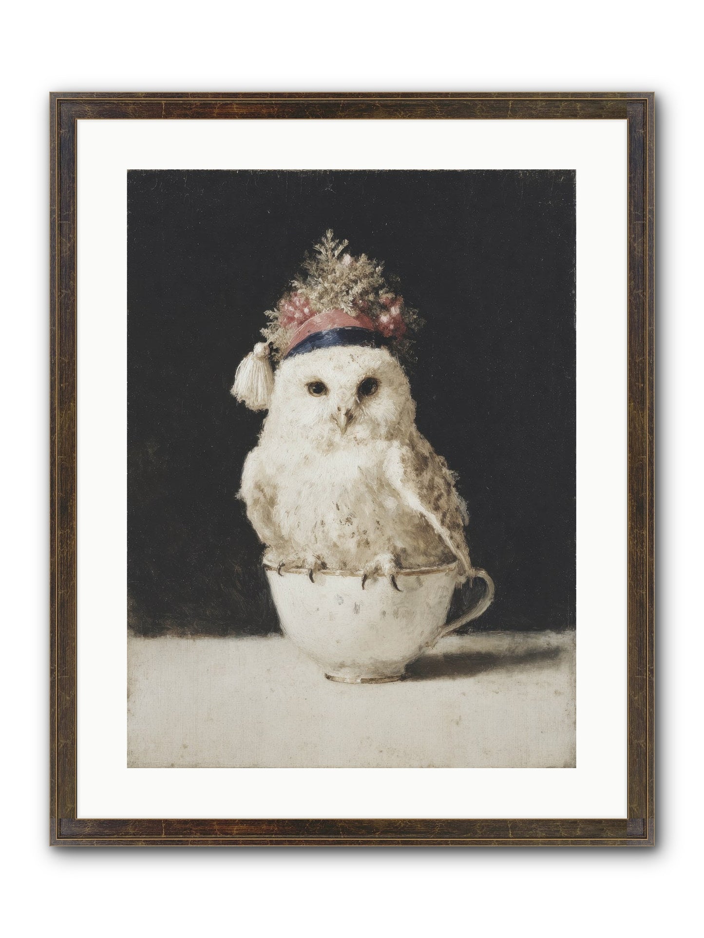 Moonlit & Merry Framed Print - Slimwoods Black/Gold 18x24