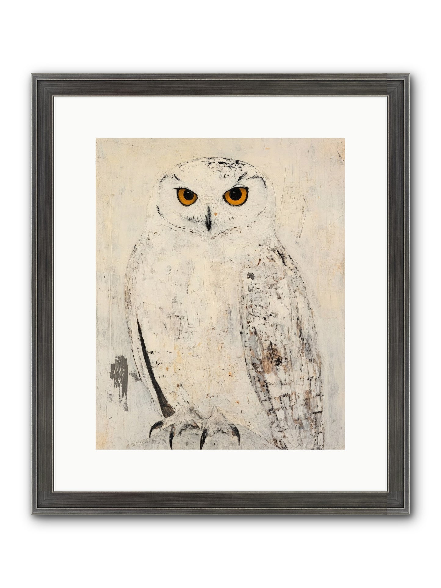 Moonlit Scout Framed Print - Slimwoods Black/Silver 12x15