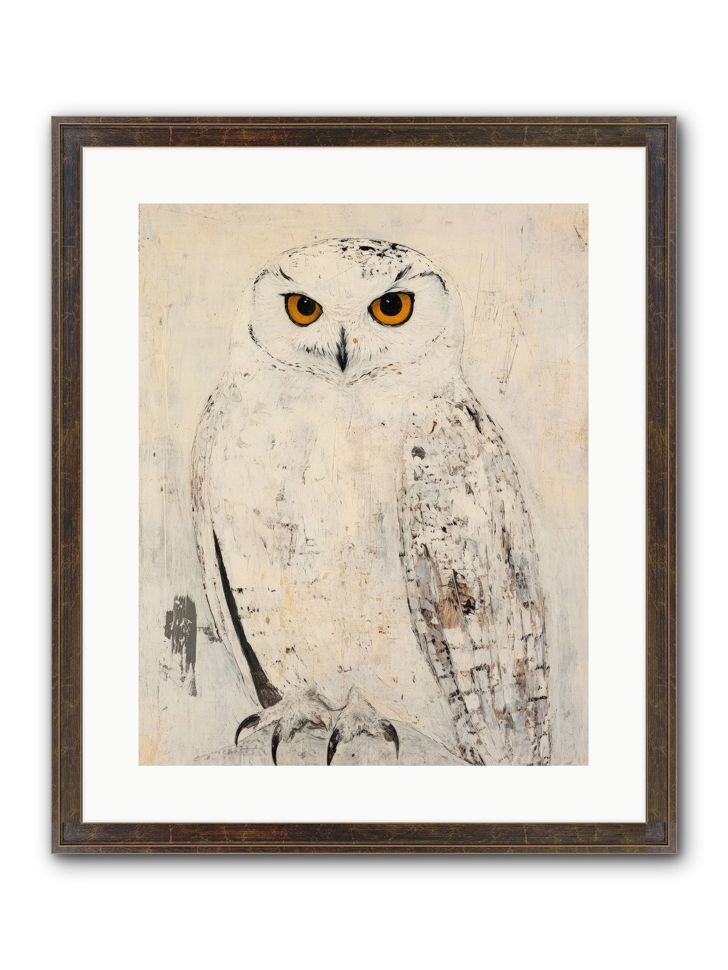 Moonlit Scout Framed Print - Slimwoods Black/Gold 16x20