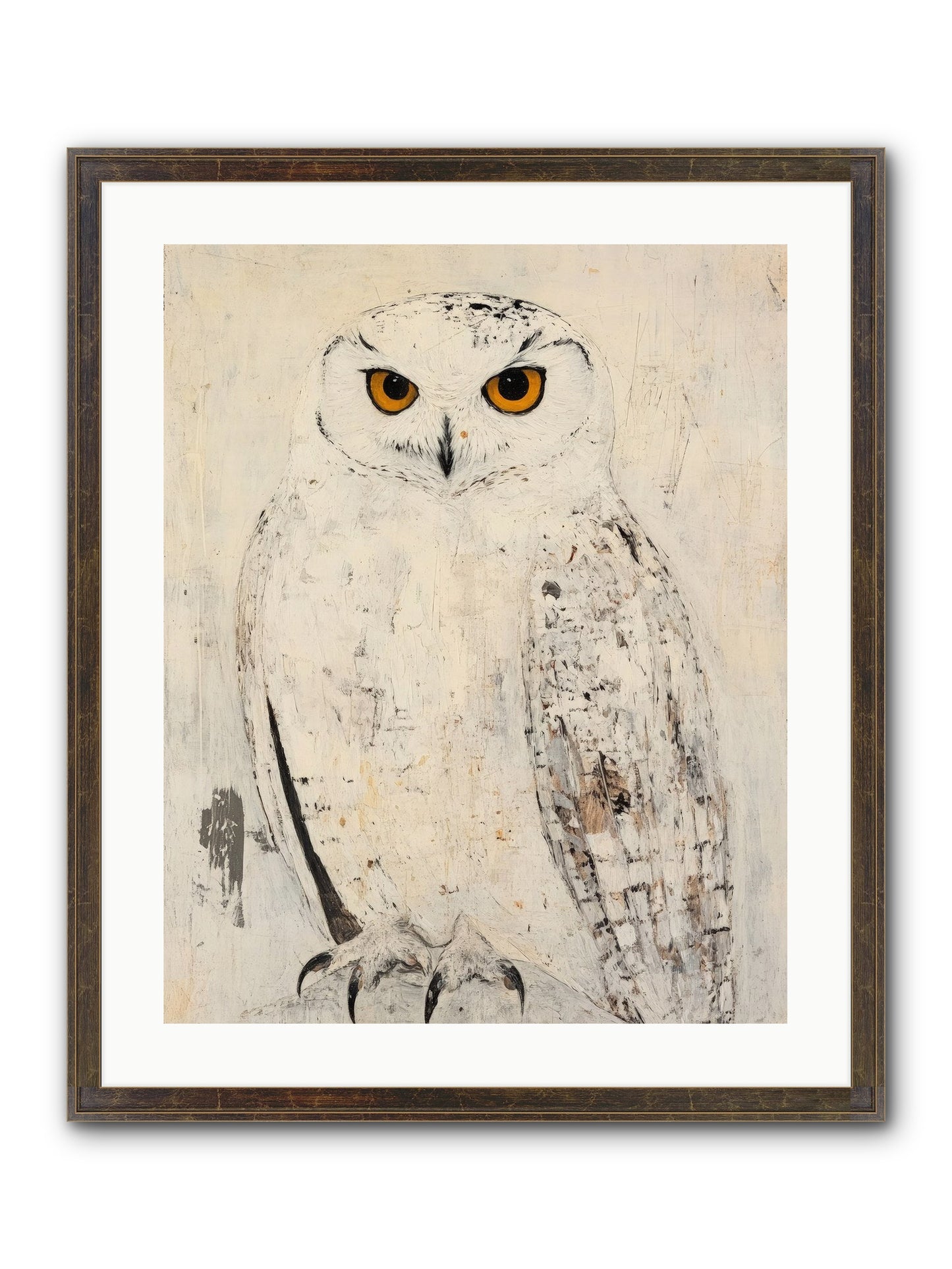 Moonlit Scout Framed Print - Slimwoods Black/Gold 20x25
