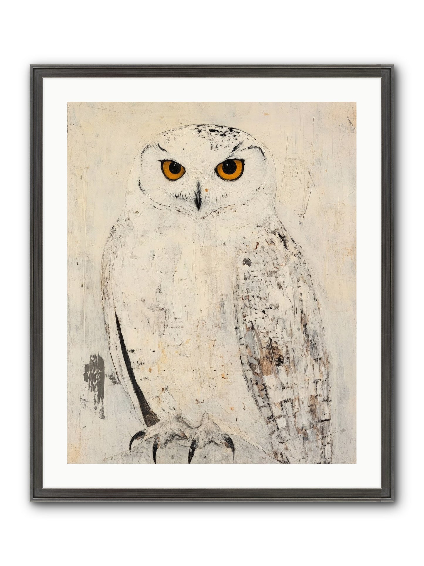 Moonlit Scout Framed Print - Slimwoods Black/Silver 24x30